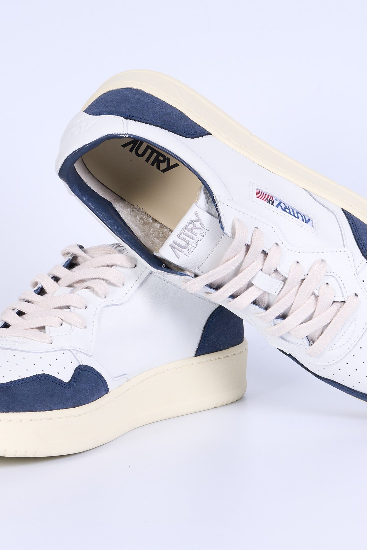 Autry Men's Medalist Suede Sneakers Blue-7