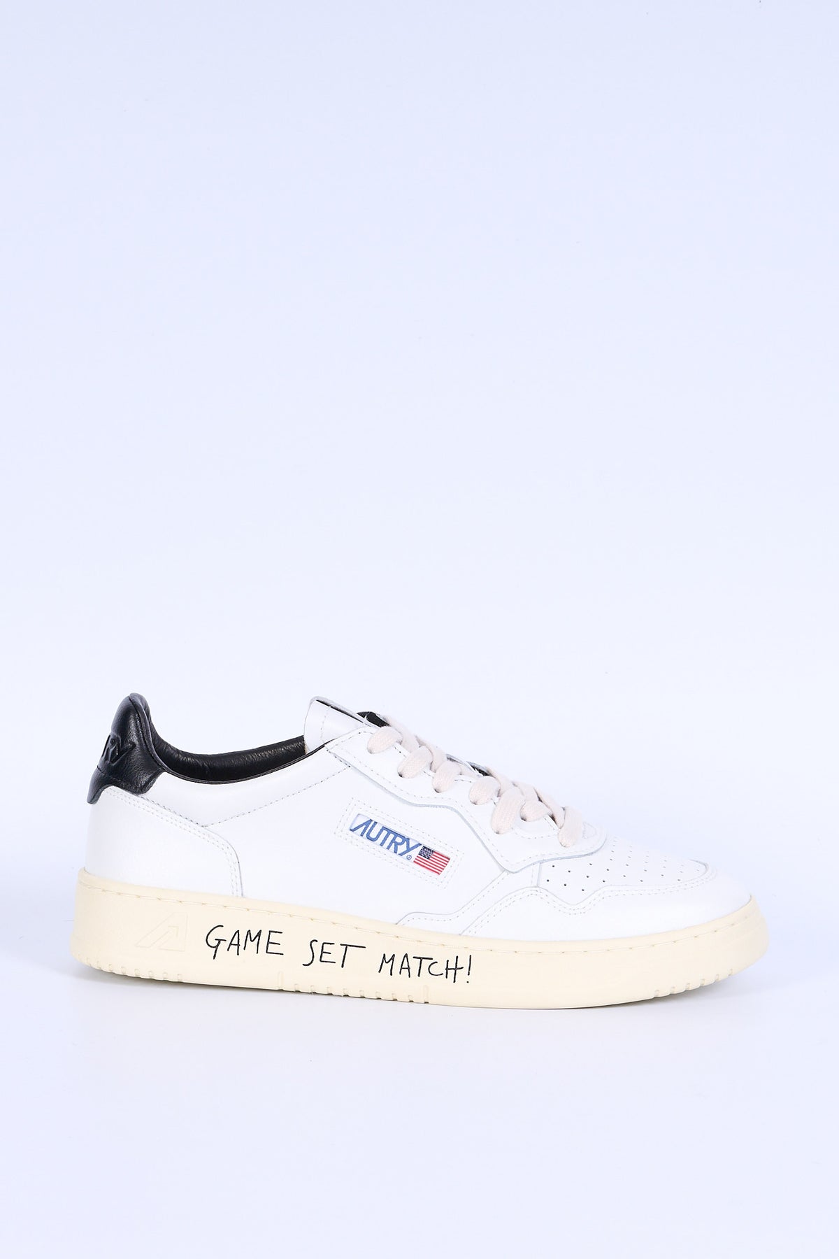 Autry Sneakers Medalist Con Scritta Bianco/nero Uomo-1