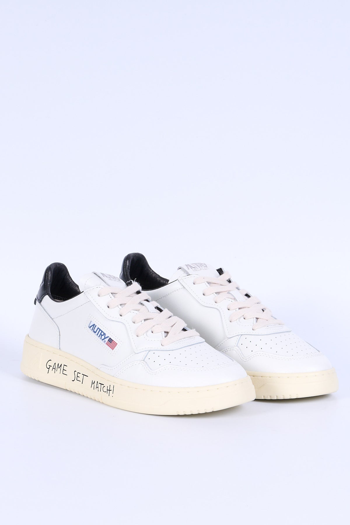 Autry Sneakers Medalist Con Scritta Bianco/nero Uomo-3