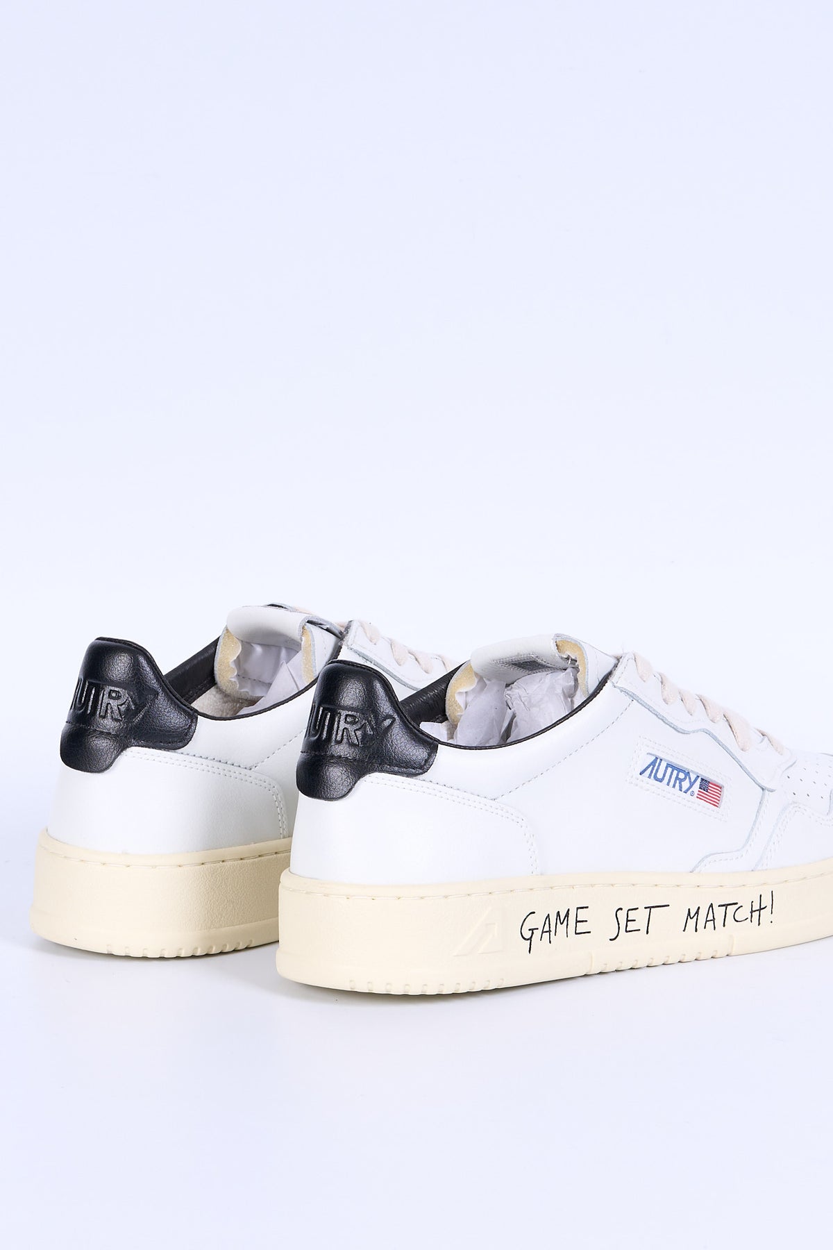 Autry Sneakers Medalist Con Scritta Bianco/nero Uomo-4