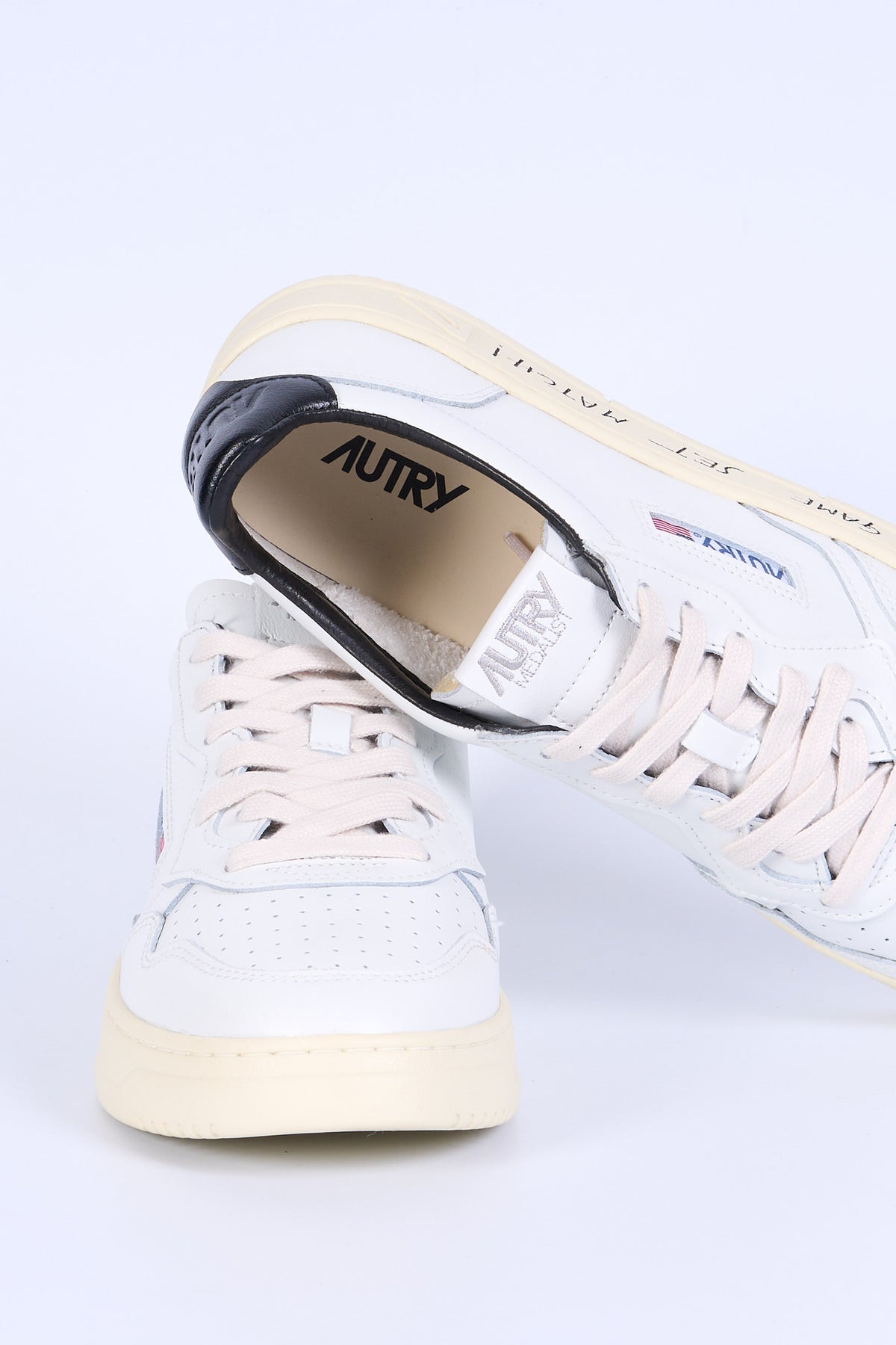 Autry Sneakers Medalist Con Scritta Bianco/nero Uomo-8