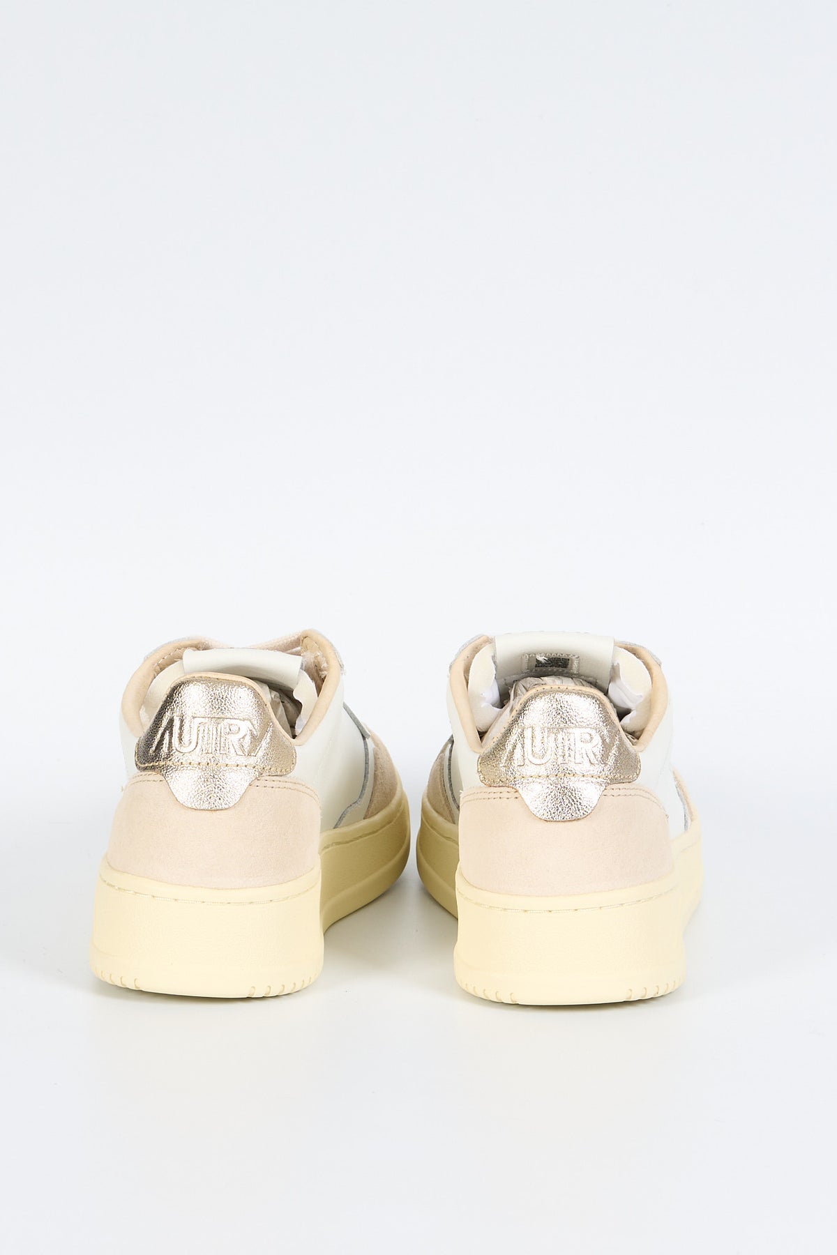 Autry Medalist Suede Sneakers White/Platinum Women's-5