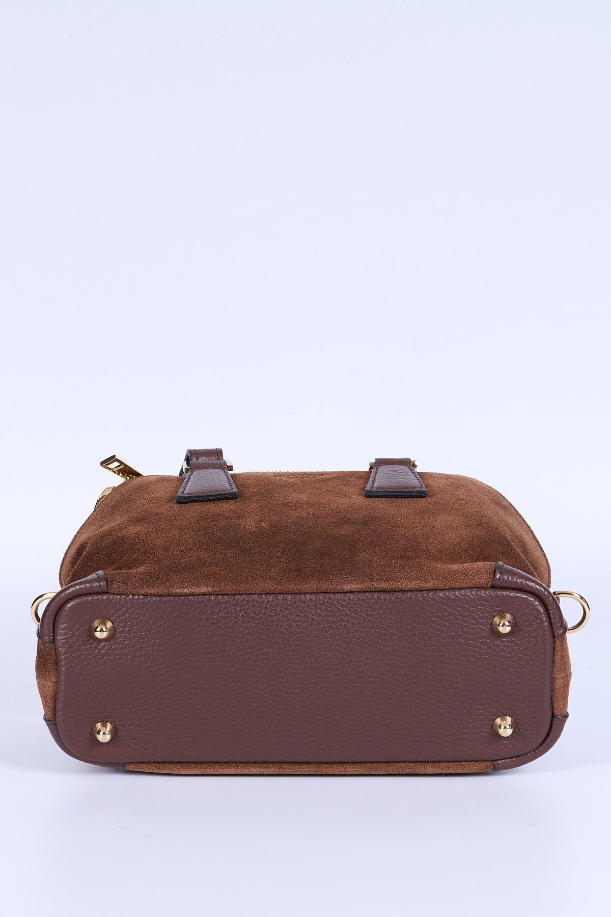 Avenue 67 Borsa Bauletto Piccola Suede Marrone Donna-6