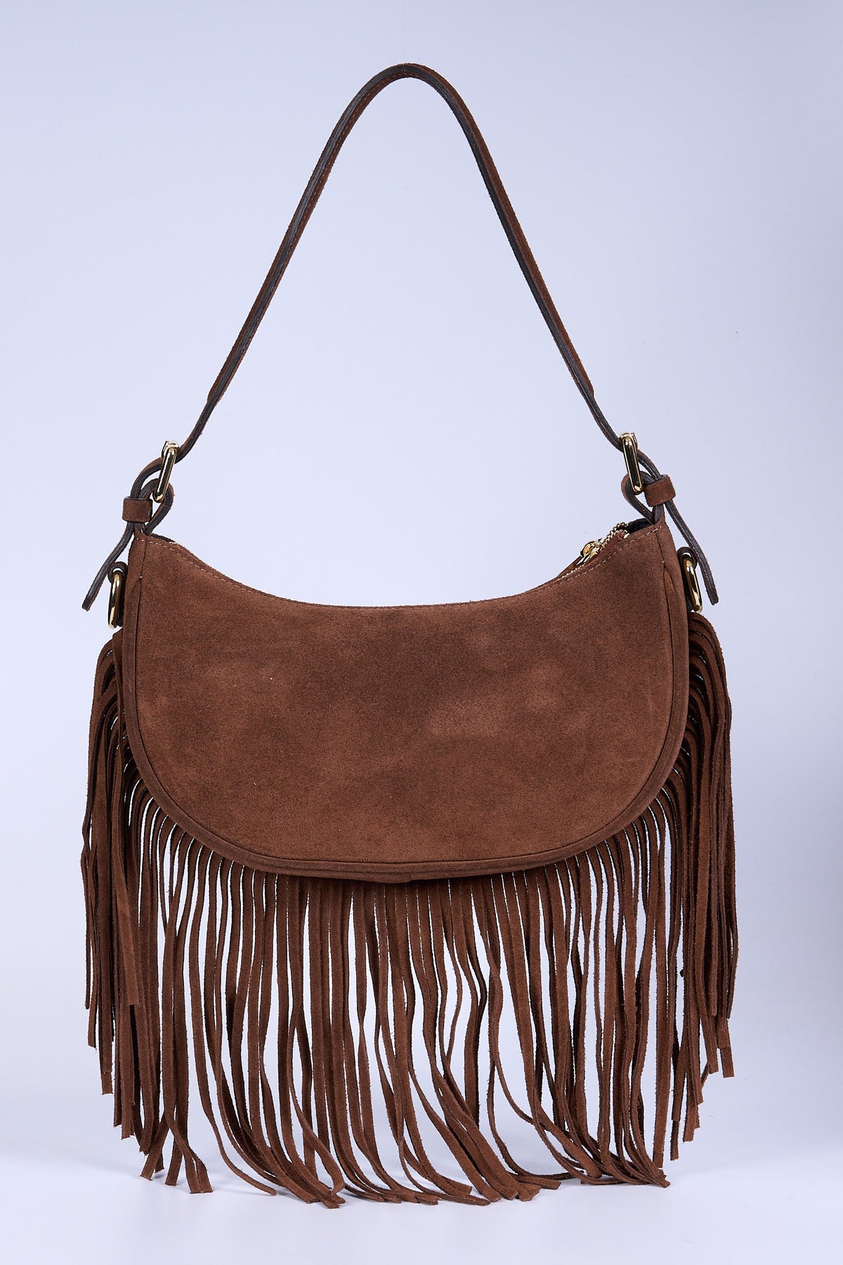 Avenue 67 Borsa Frange Marrone Donna-1