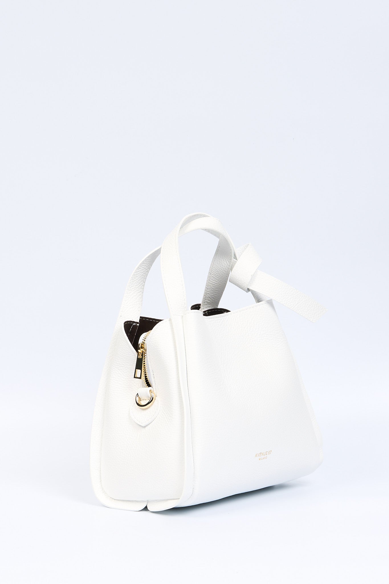 Avenue 67 Borsa GISELA Pelle Bianco Donna-3