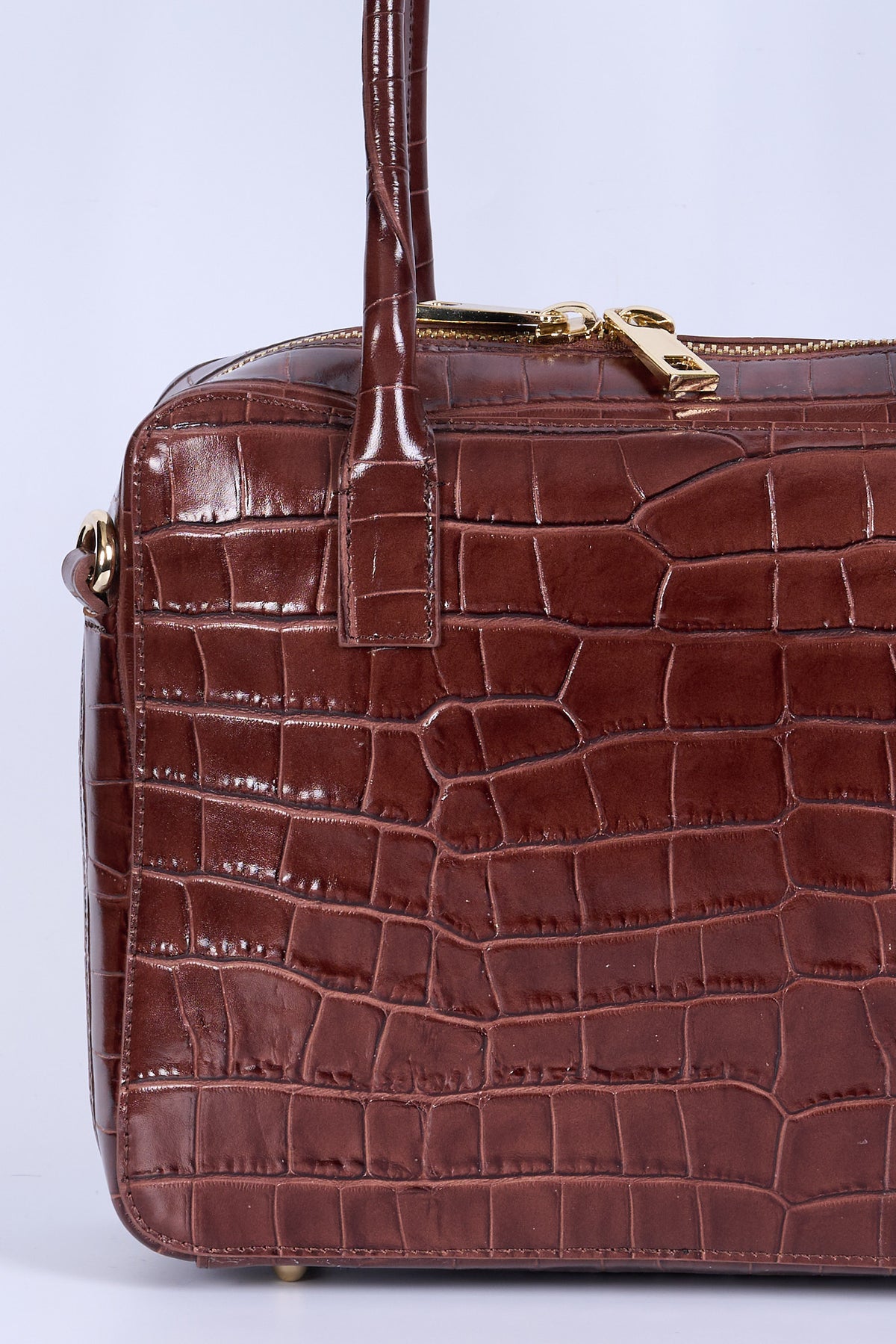 Avenue 67 Borsa Antea Vernice Cocco Marrone Donna-5
