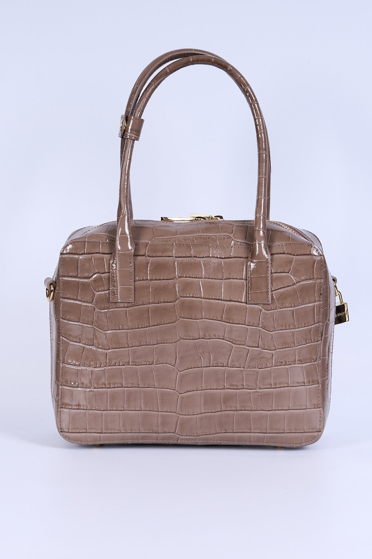 Avenue 67 Borsa Vernice Cocco Tortora Donna-5