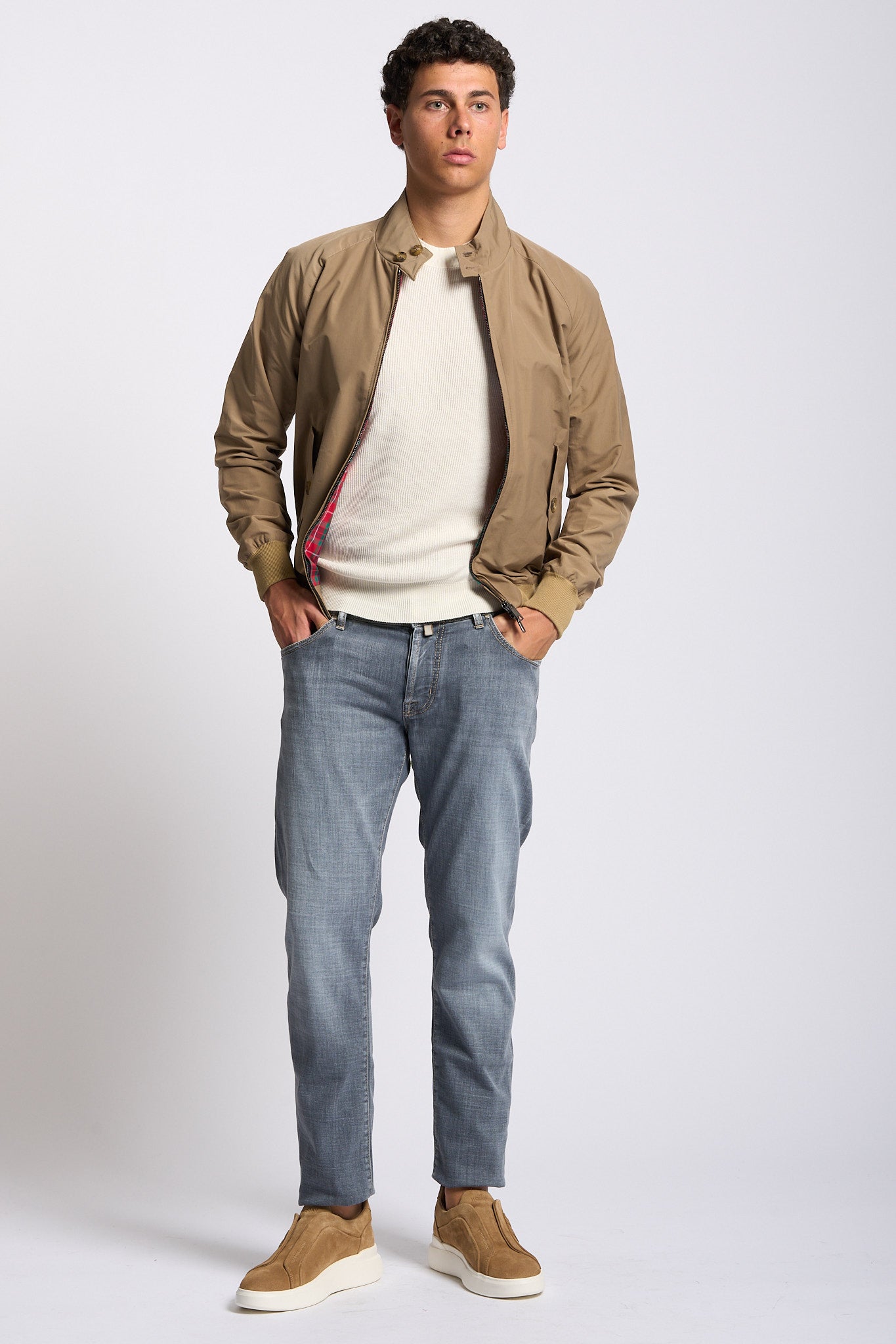 Baracuta Giacca Harrington G9 Beige Uomo-2
