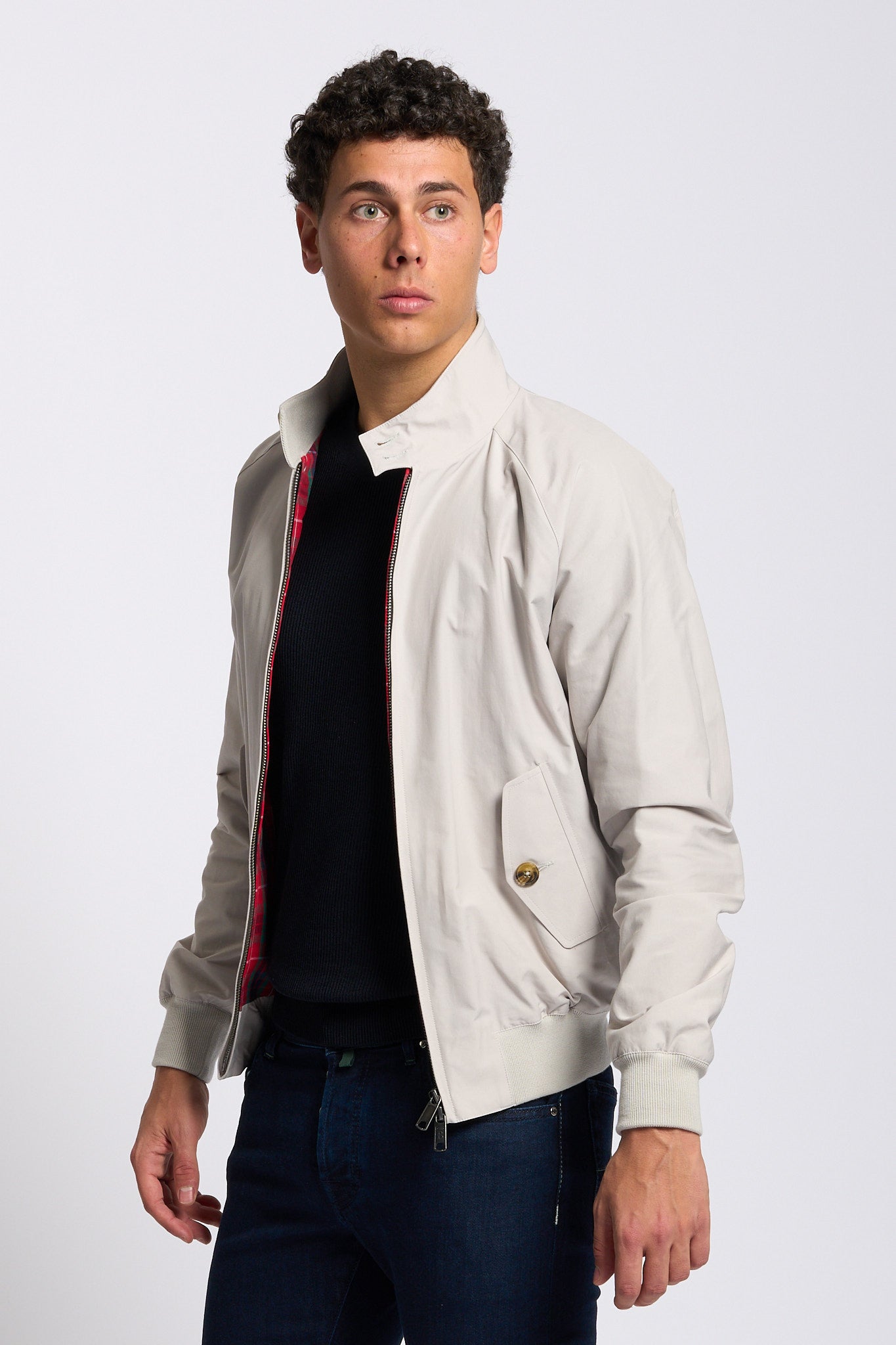 Baracuta Giacca Harrington G9 Ghiaccio Uomo-4