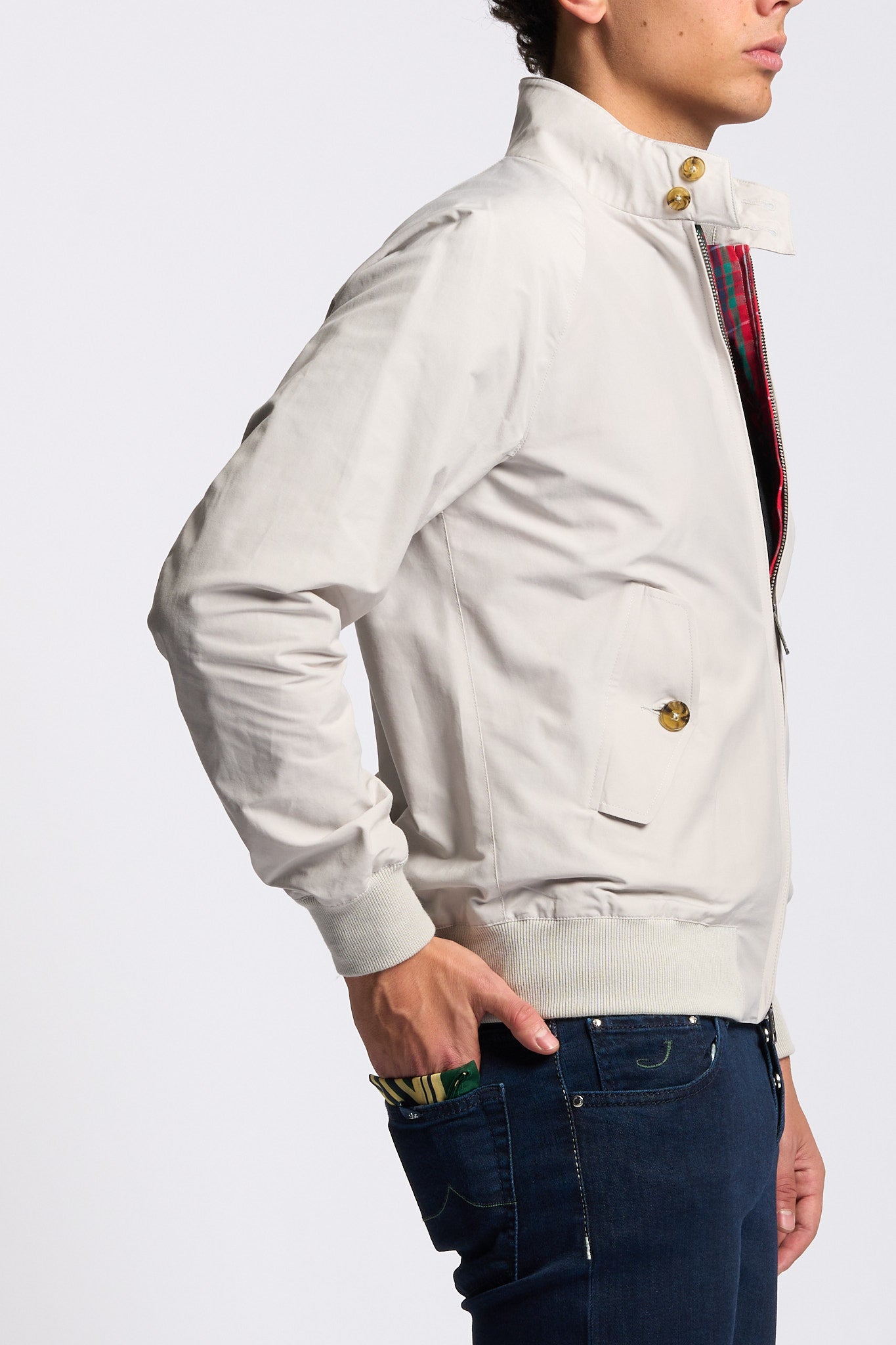 Baracuta Giacca Harrington G9 Ghiaccio Uomo-8