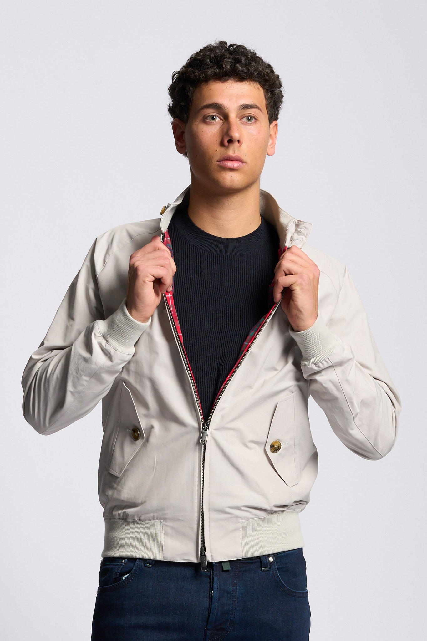 Baracuta Giacca Harrington G9 Ghiaccio Uomo-2
