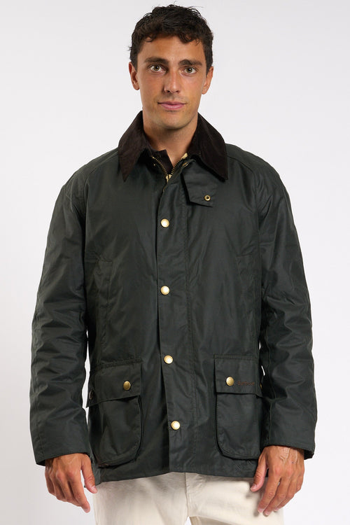Barbour Ashby Wax Jkt Salvia Uomo-2
