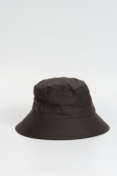 Barbour Brown Rain Hat Men