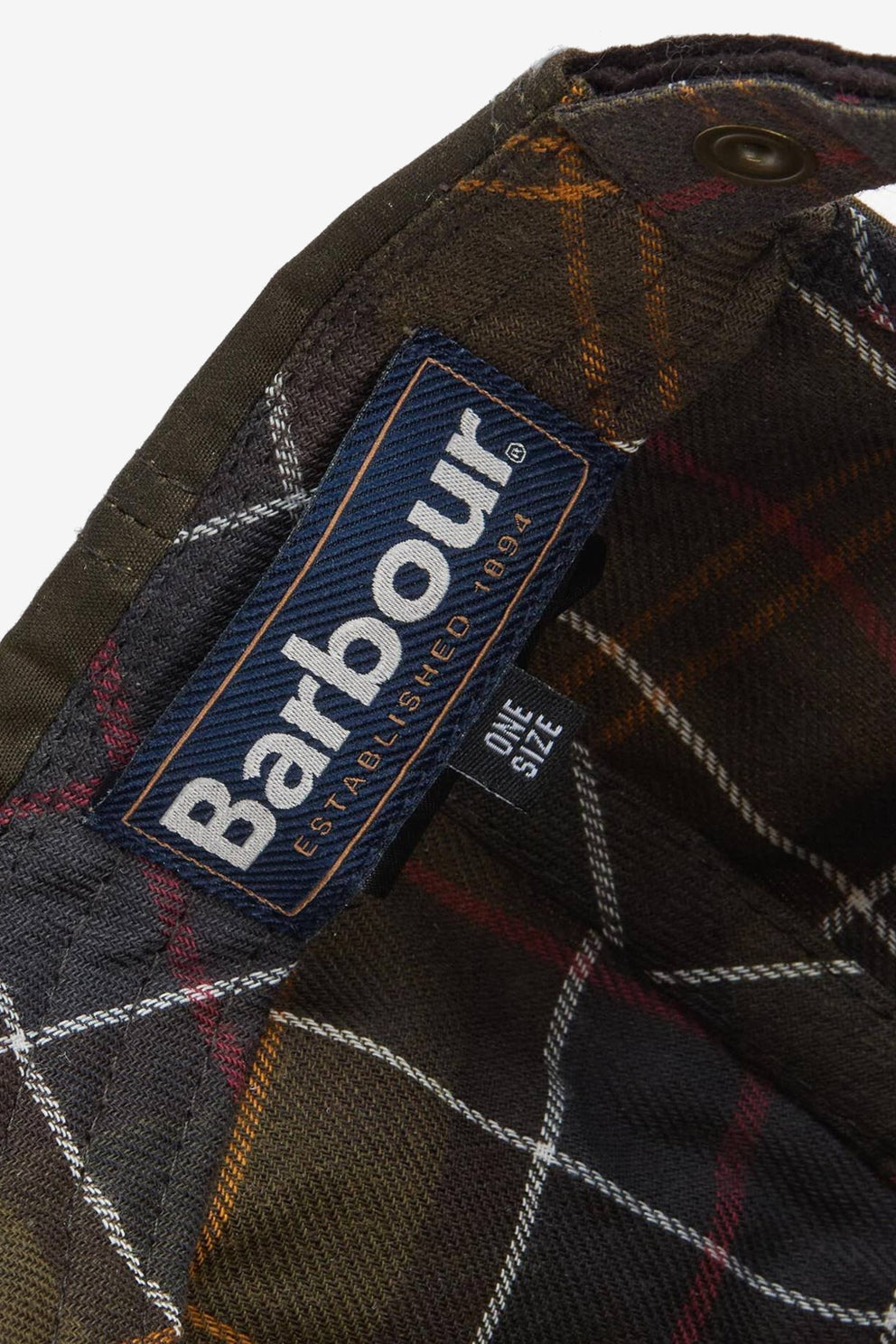 Barbour Cappello Visiera Ashby Marrone/verde Uomo-4