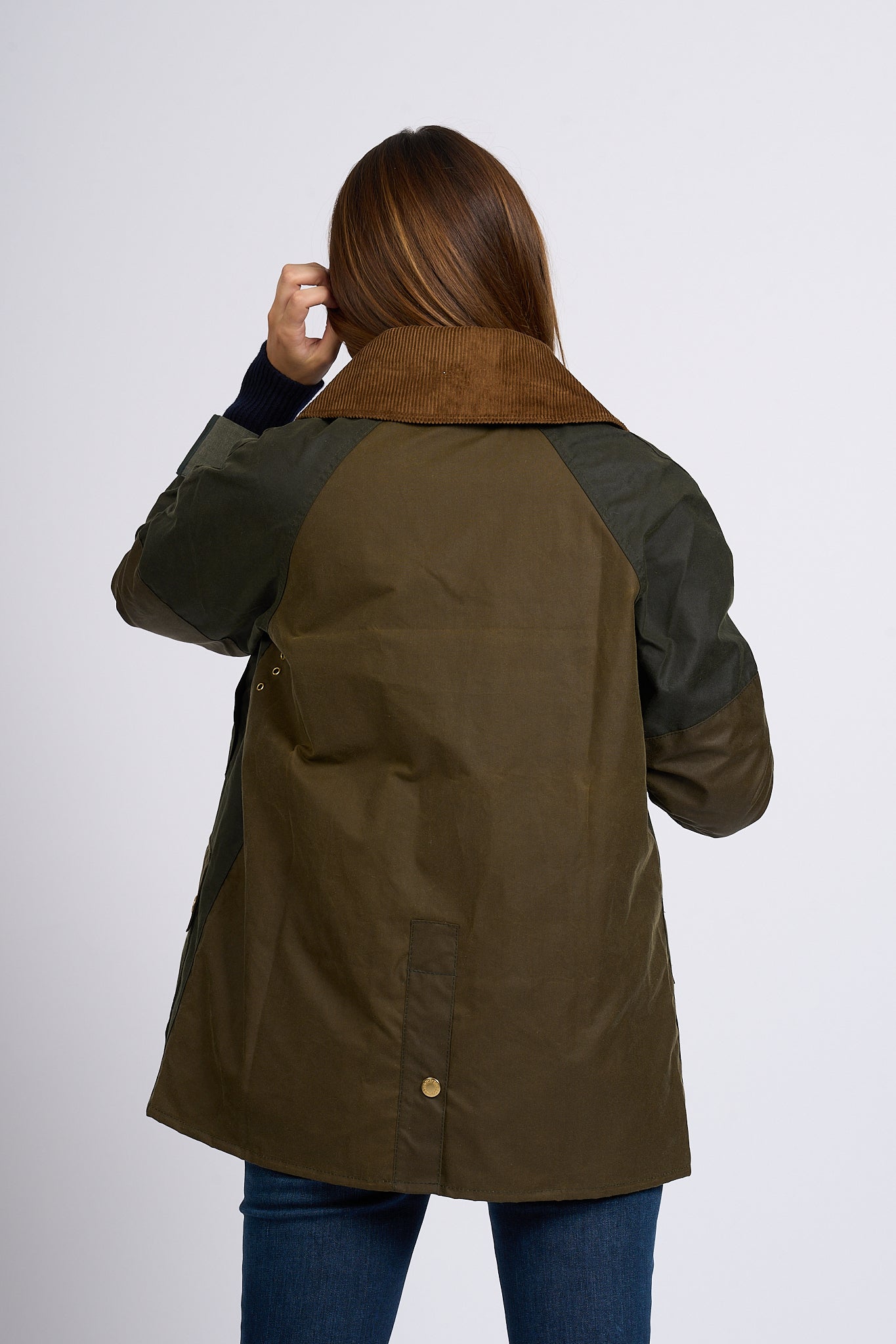 Barbour Giacca Allerstone Oliva Donna-3