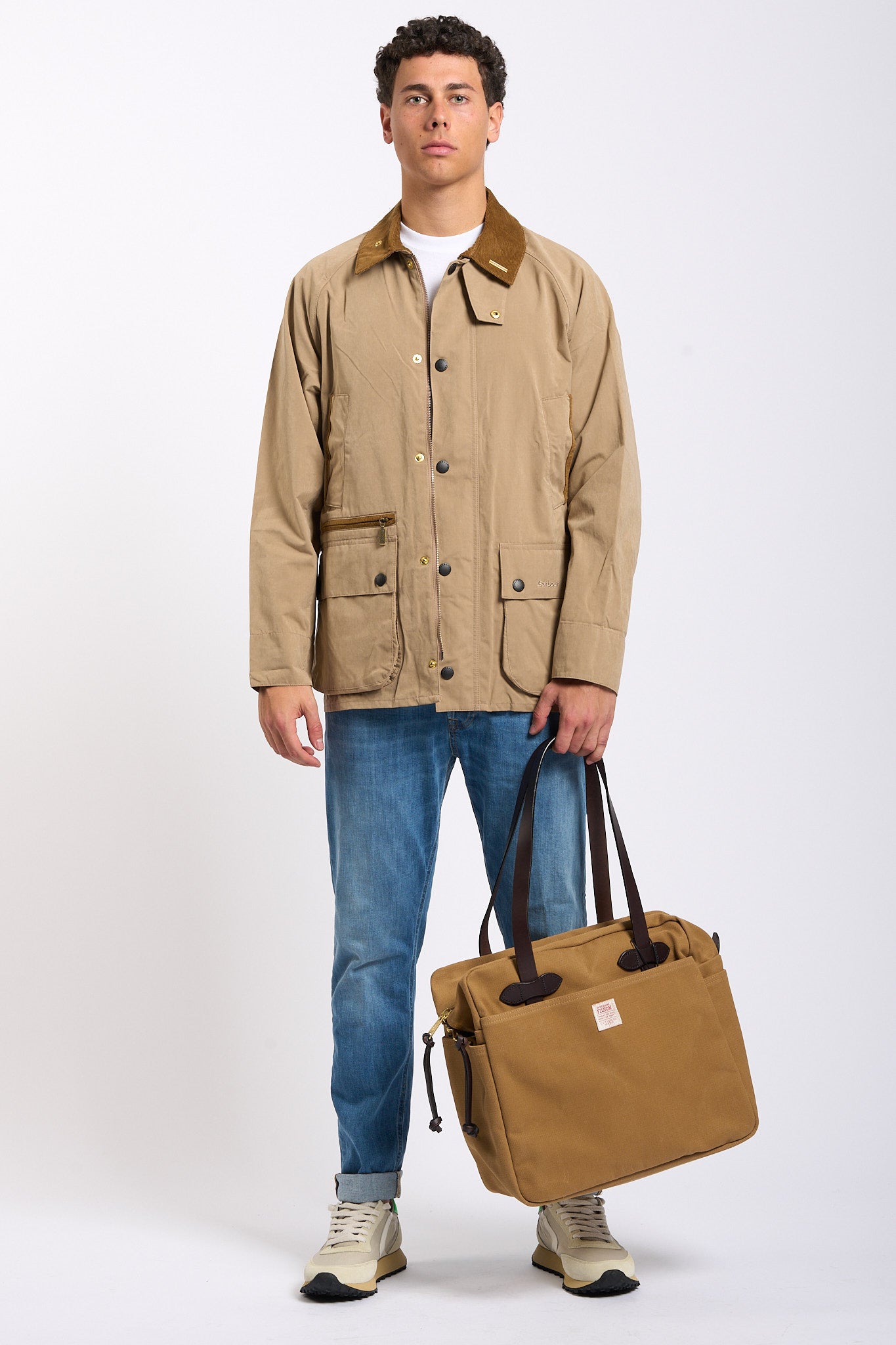 Barbour Giacca BEDALE Beige Uomo-1