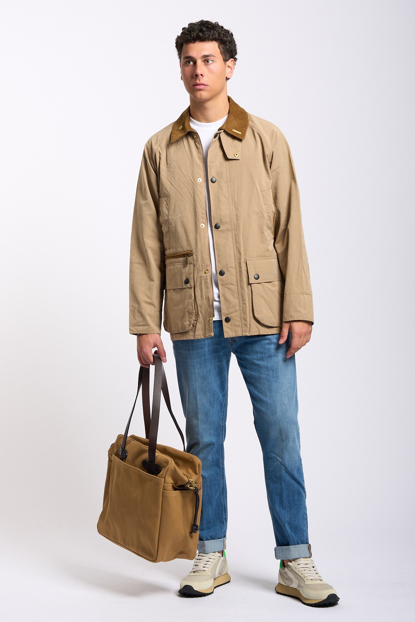 Barbour Giacca BEDALE Beige Uomo-9