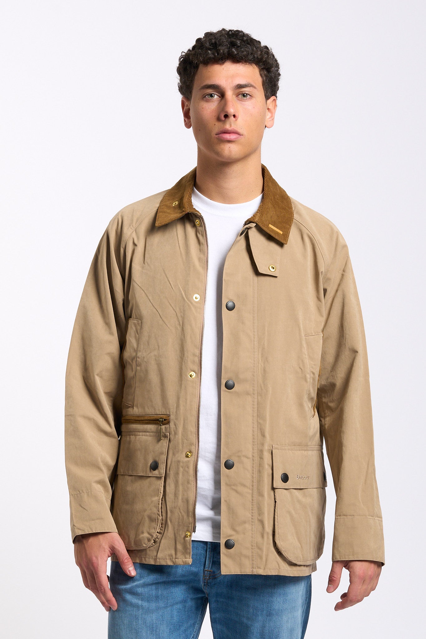 Barbour Giacca BEDALE Beige Uomo-2