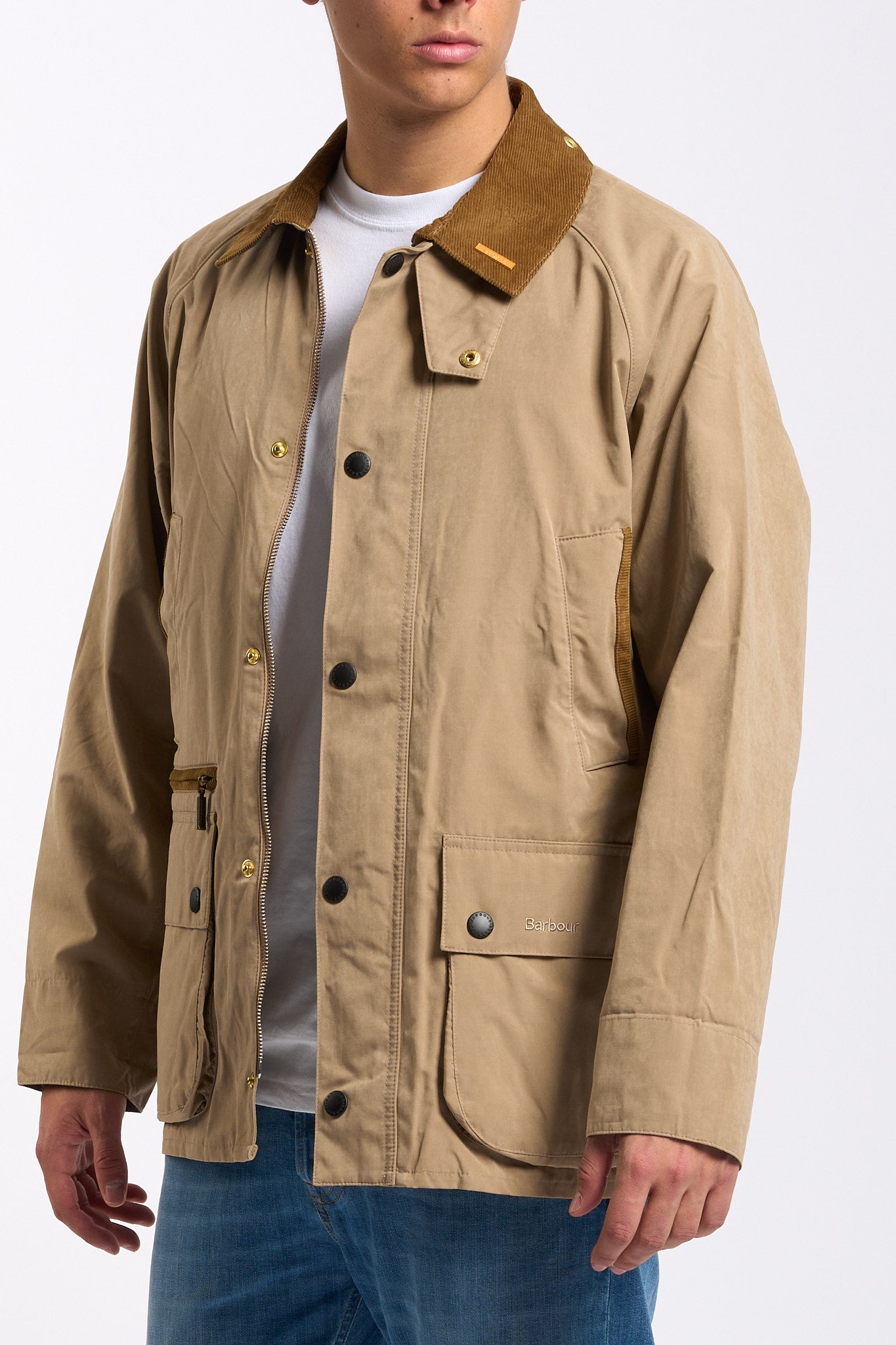 Barbour Giacca BEDALE Beige Uomo-5