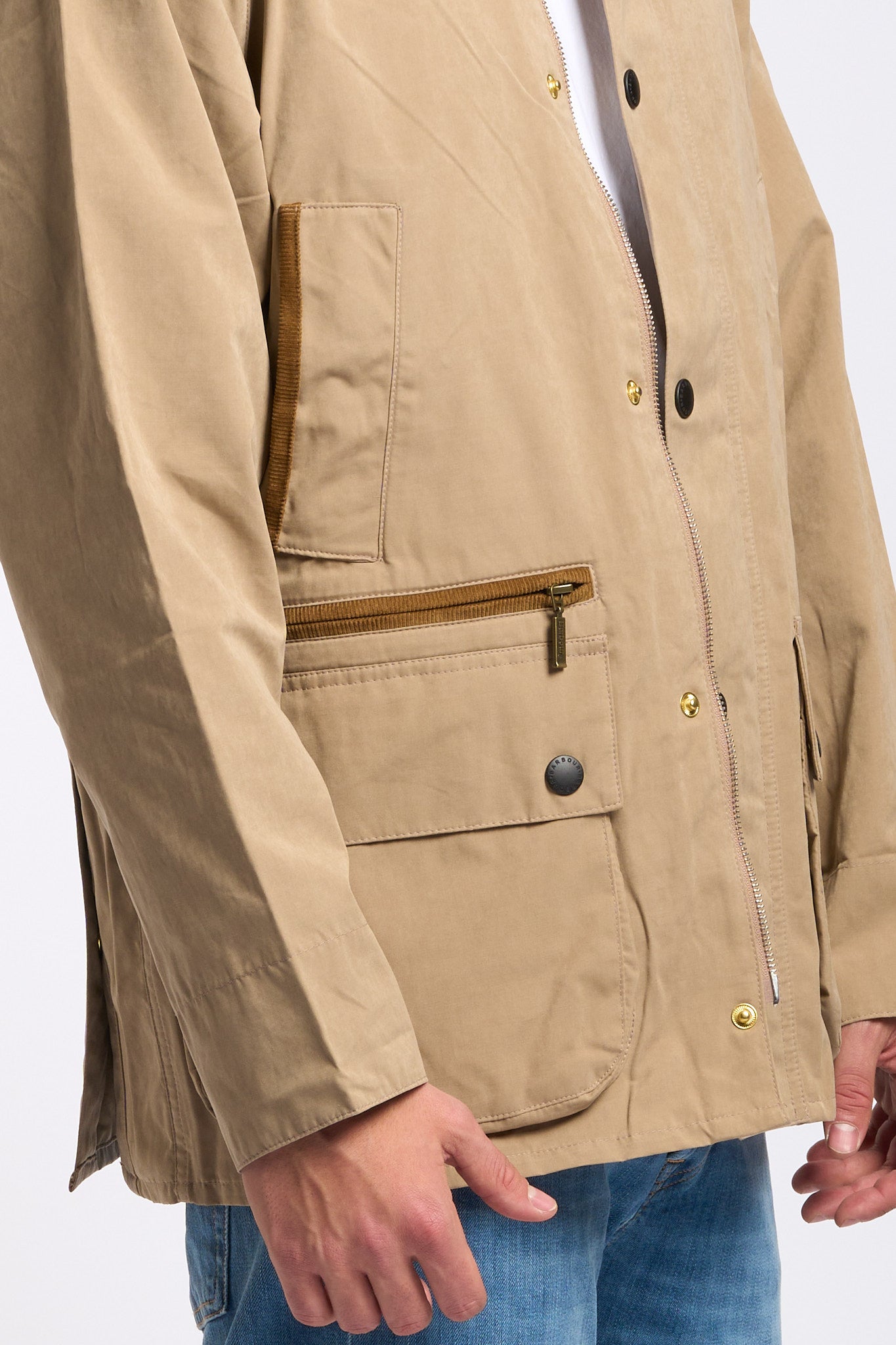 Barbour Giacca BEDALE Beige Uomo-6