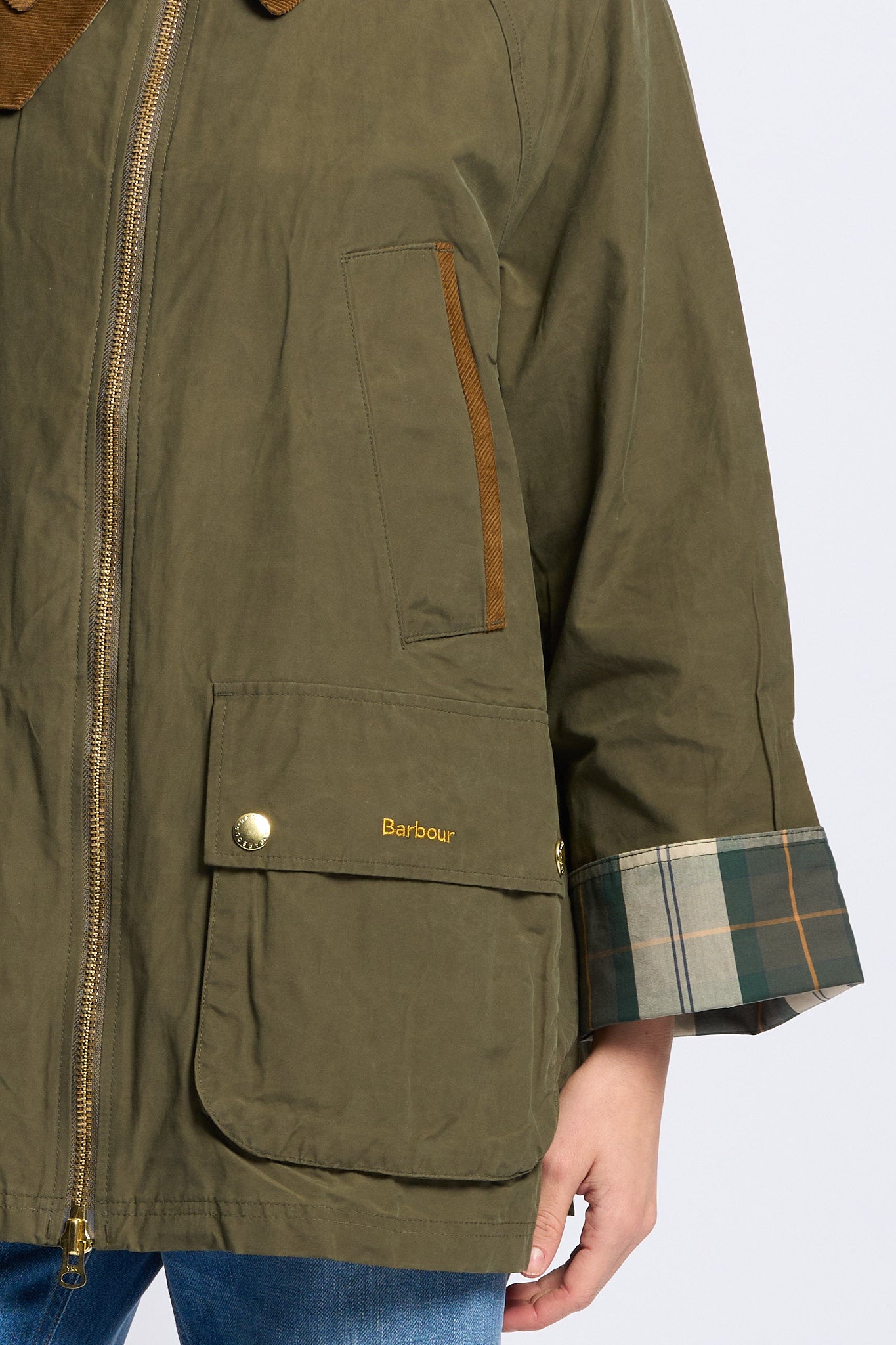 Barbour Giacca BEDALE Verde Ivy Donna-5
