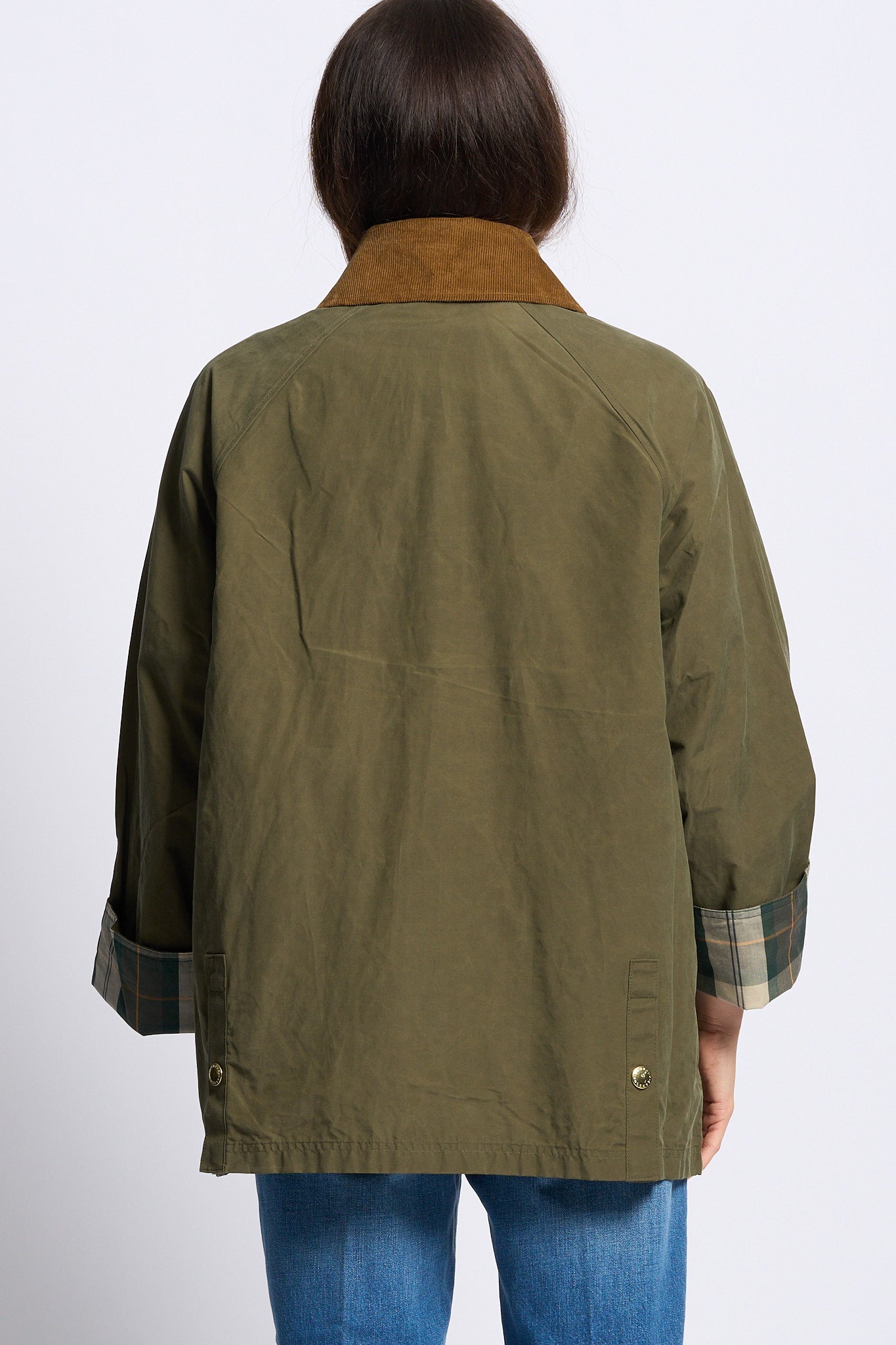 Barbour Giacca BEDALE Verde Ivy Donna-7