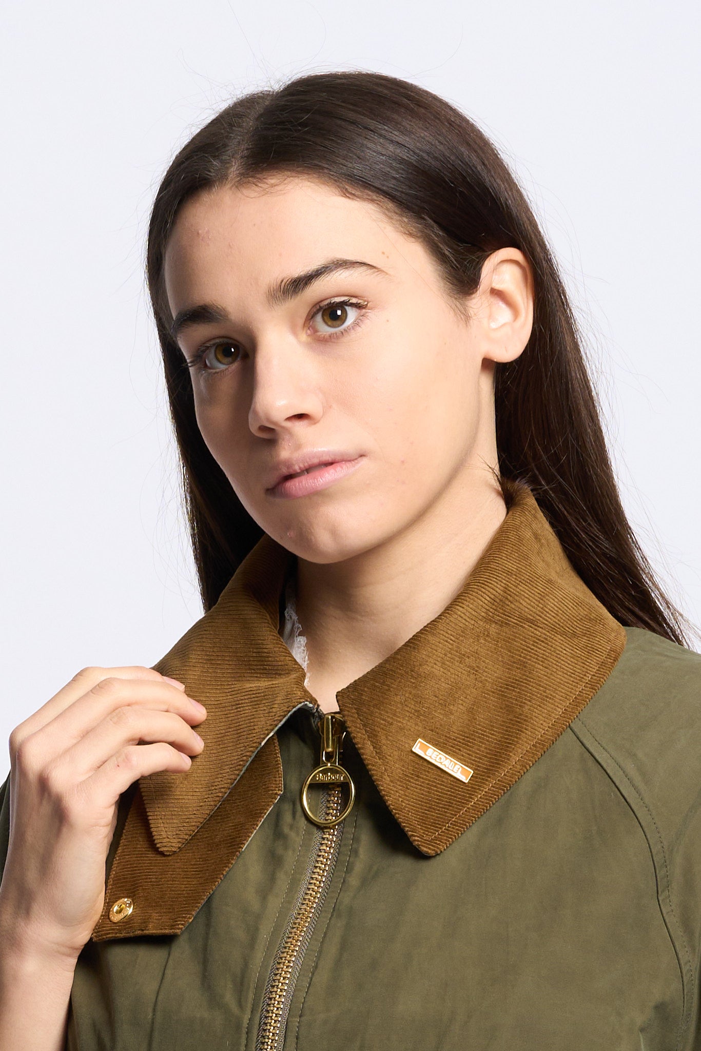 Barbour Giacca BEDALE Verde Ivy Donna-4