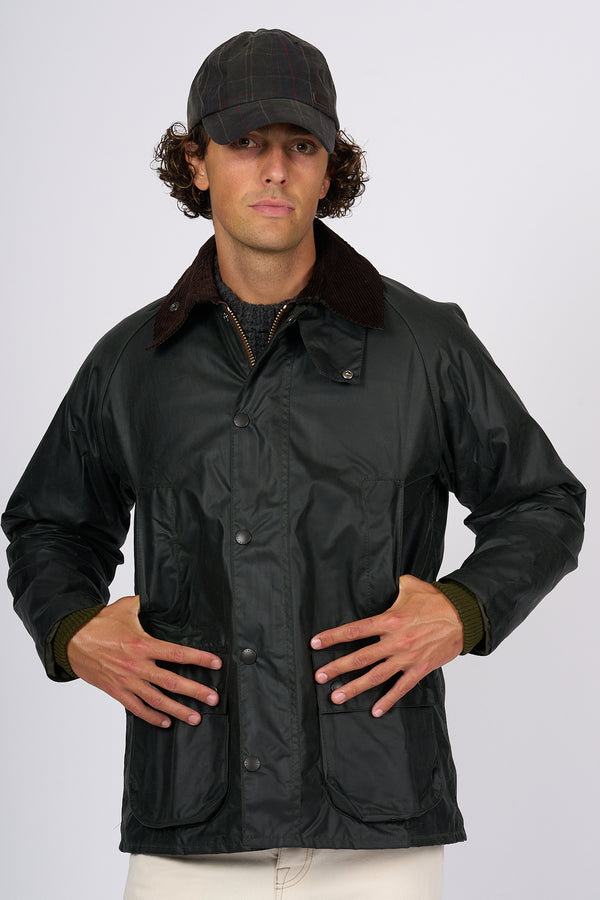 Barbour Giacca Bedale Wax Verde Uomo