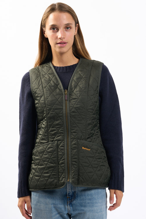 Barbour Betty Fleece Gilet Olive Women