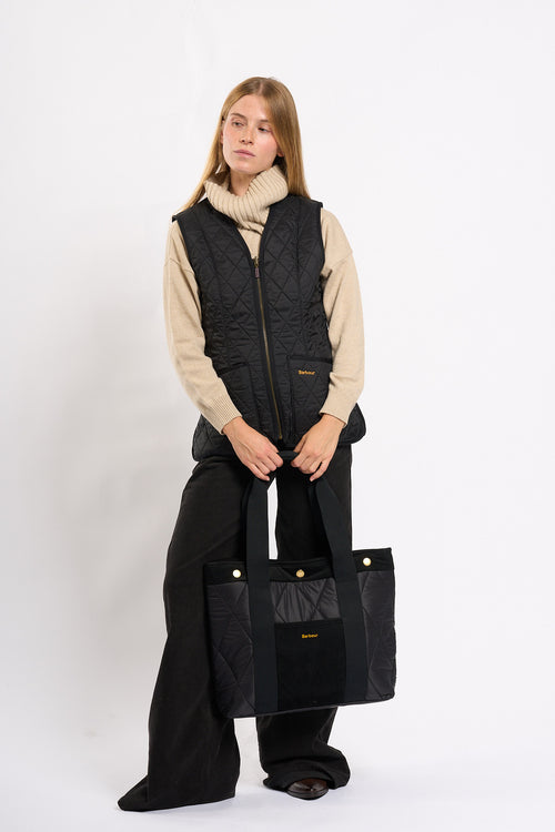 Barbour Gilet MARKENFIELD Nero/Nero Donna senza maniche-2