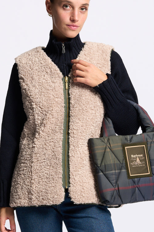 Barbour Borsa Mini Trapuntata ARLENE Tartan Donna-2
