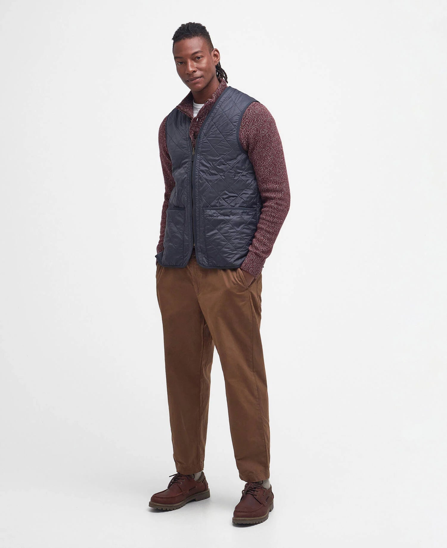 Barbour Gilet Polarquit Navy Uomo-2
