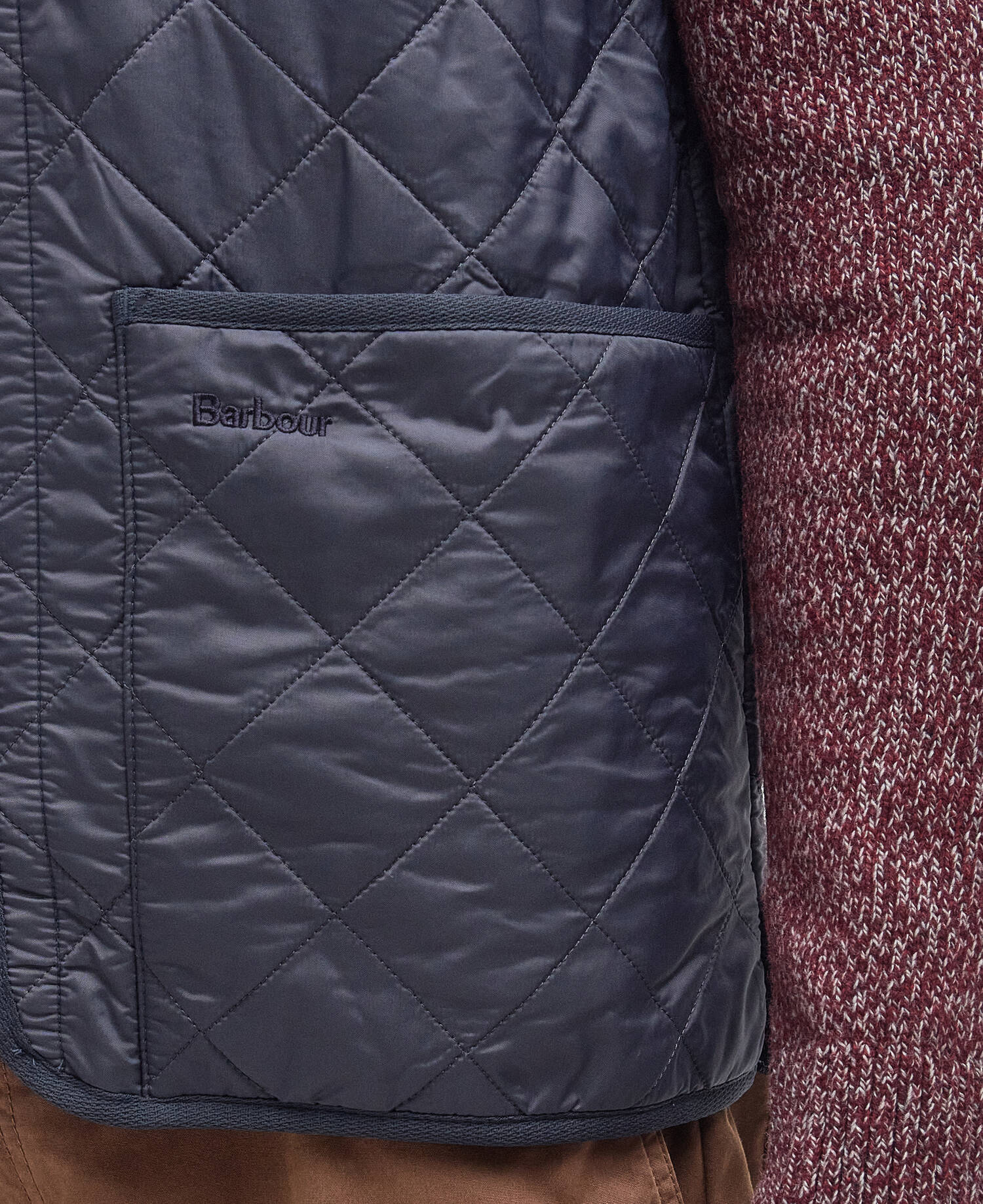 Barbour Gilet Polarquit Navy Uomo-5