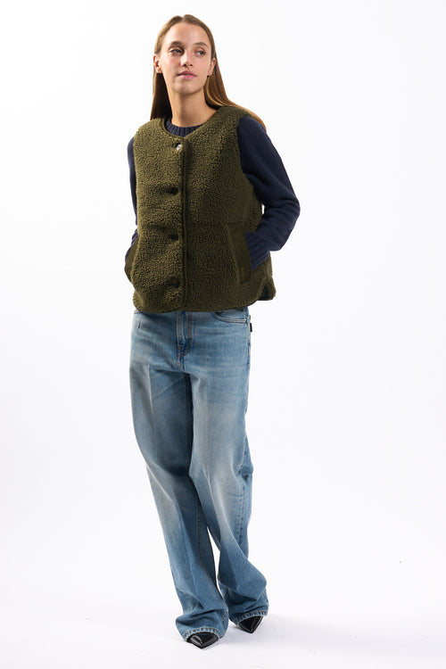 Barbour Gilet Teddy Luciana Oliva Donna