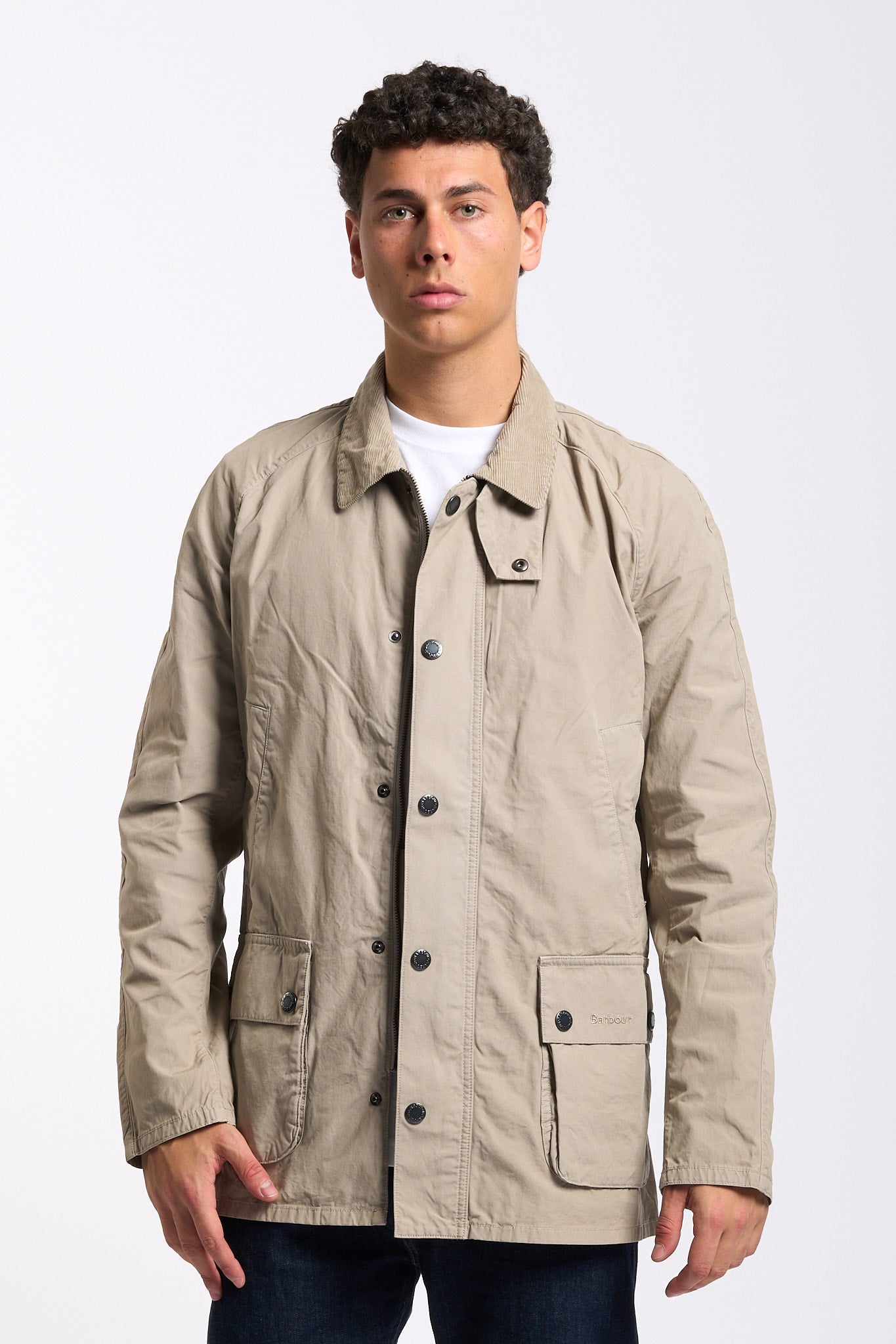 Barbour Giubbino ASHBY CASUAL Sabbia Uomo-4
