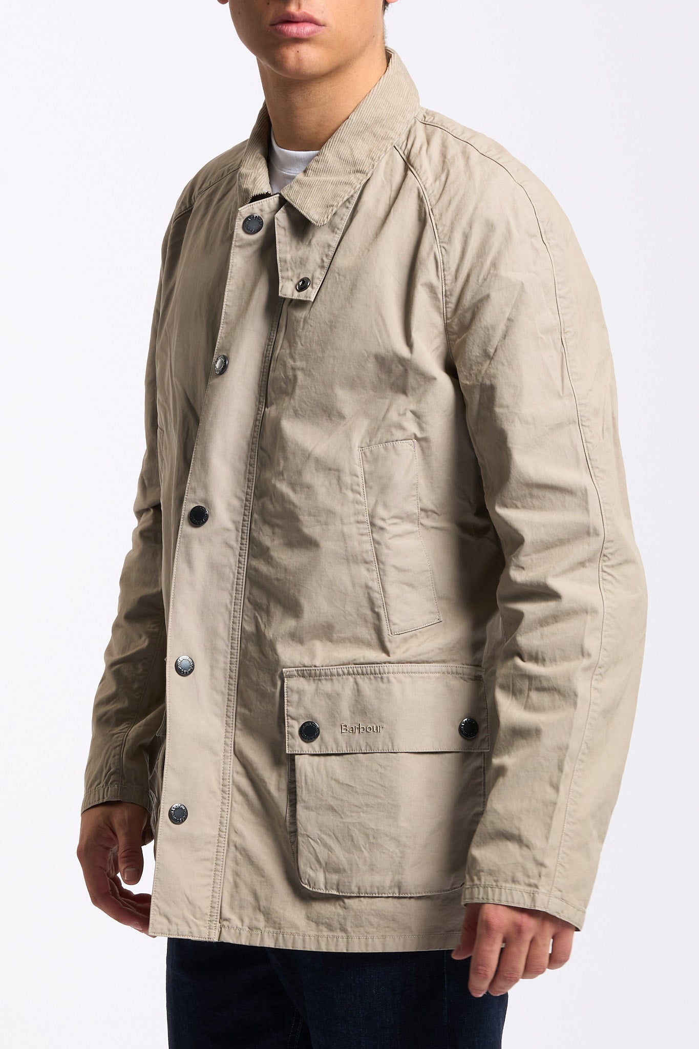 Barbour Giubbino ASHBY CASUAL Sabbia Uomo-7