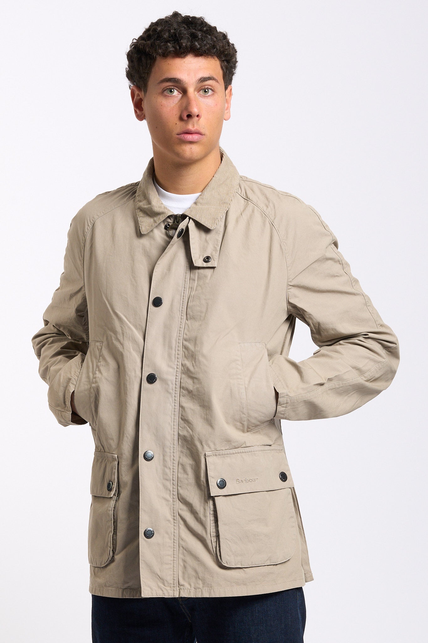 Barbour Giubbino ASHBY CASUAL Sabbia Uomo-1