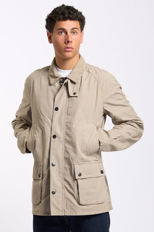 Barbour Giubbino ASHBY CASUAL Sabbia Uomo