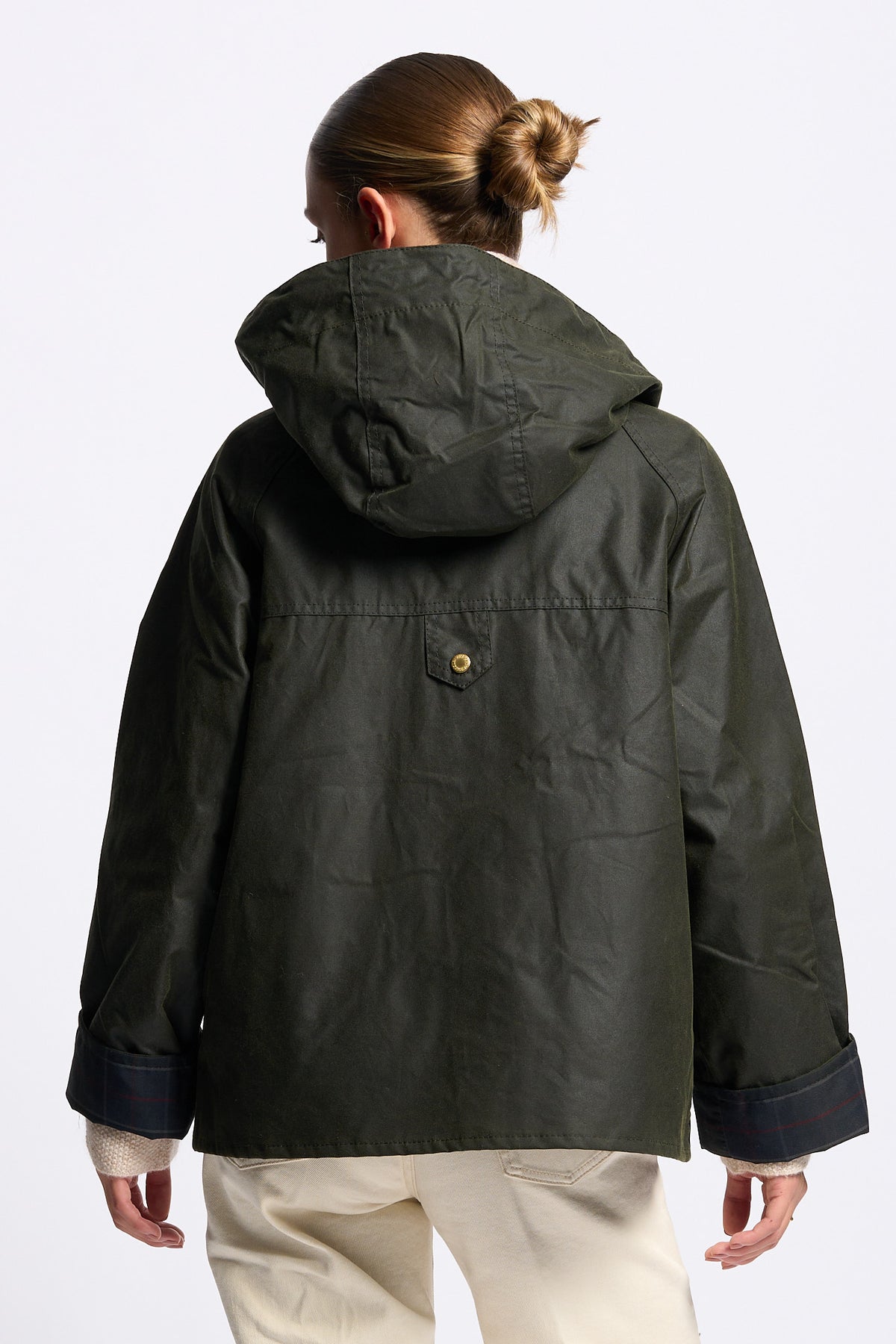 Barbour Giubbino CARVILLE WAX Donna verde chiaro-6