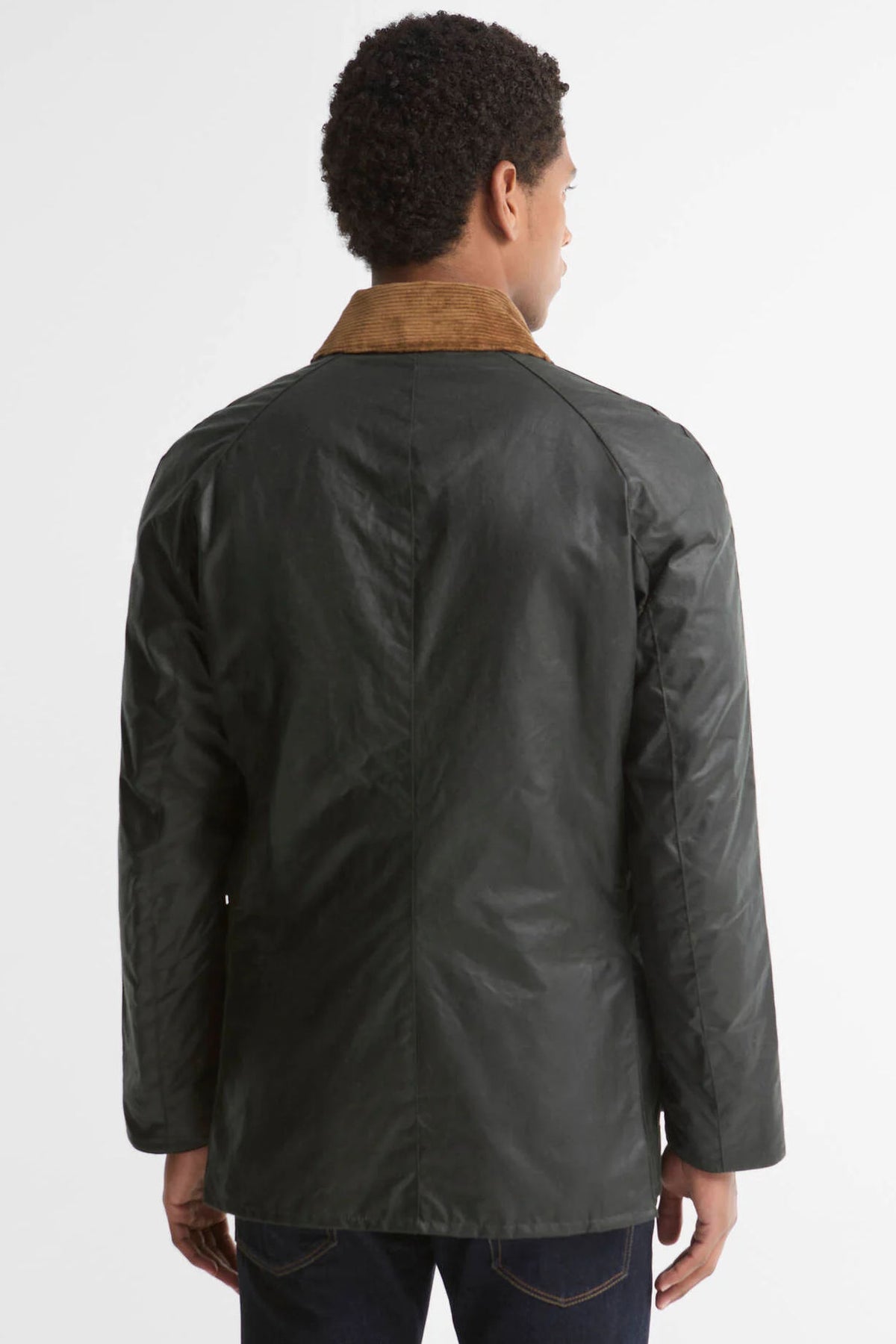 Barbour Giubbino Festive Ashby Uomo Salvia in cotone cerato-3