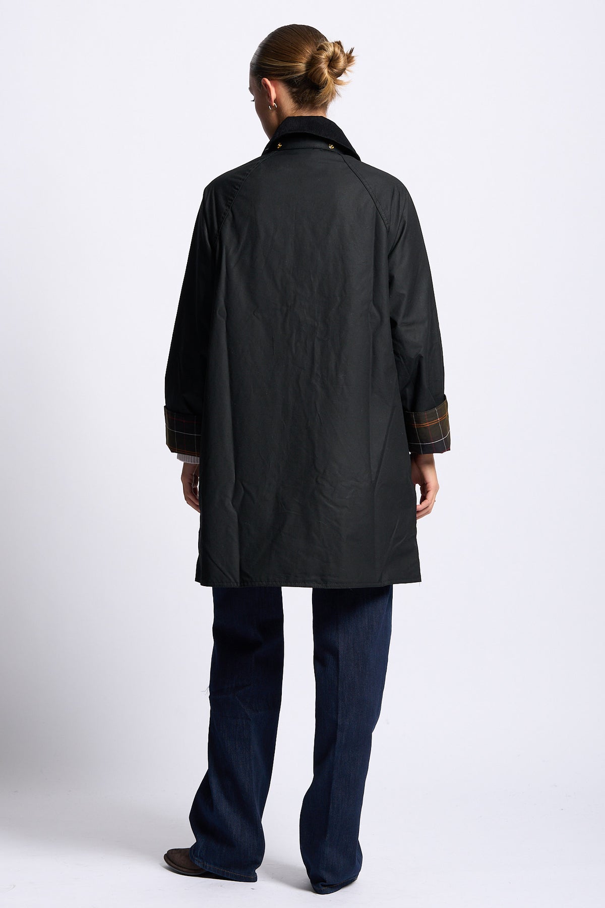Barbour Giubbino ICON MODERN Donna Beaufort nero-6