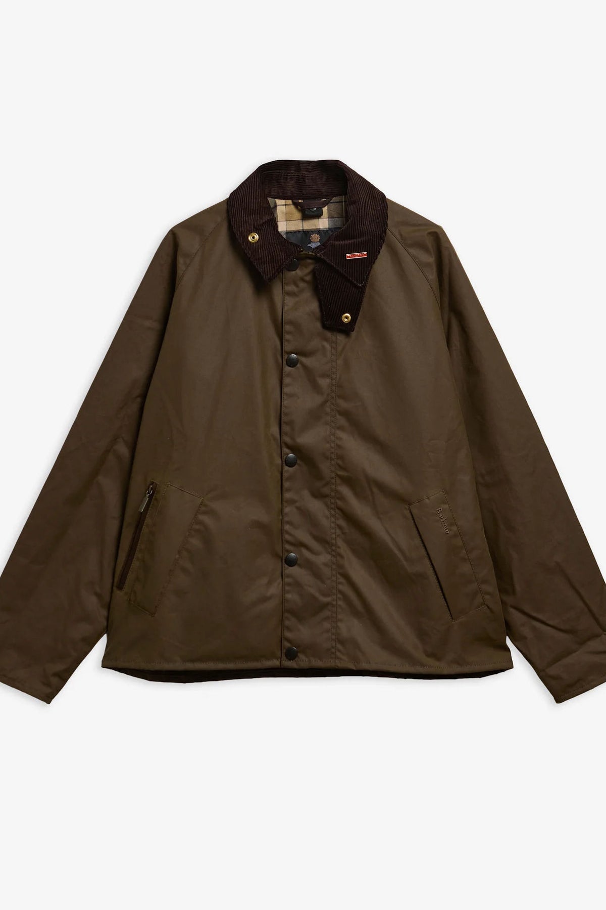 Barbour Giubbino Icon Transport Marrone da Uomo-7