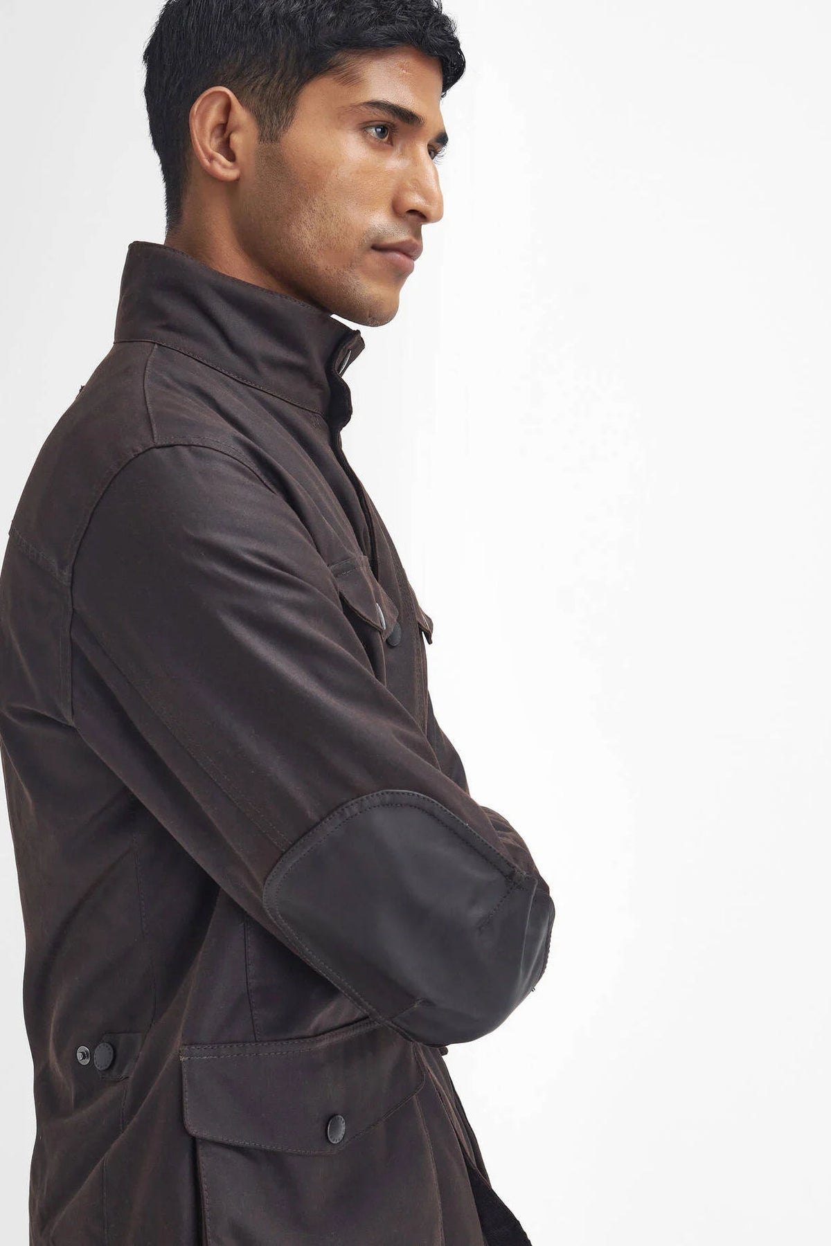 Barbour Giubbino Ogston Rustic Uomo in cotone cerato-5