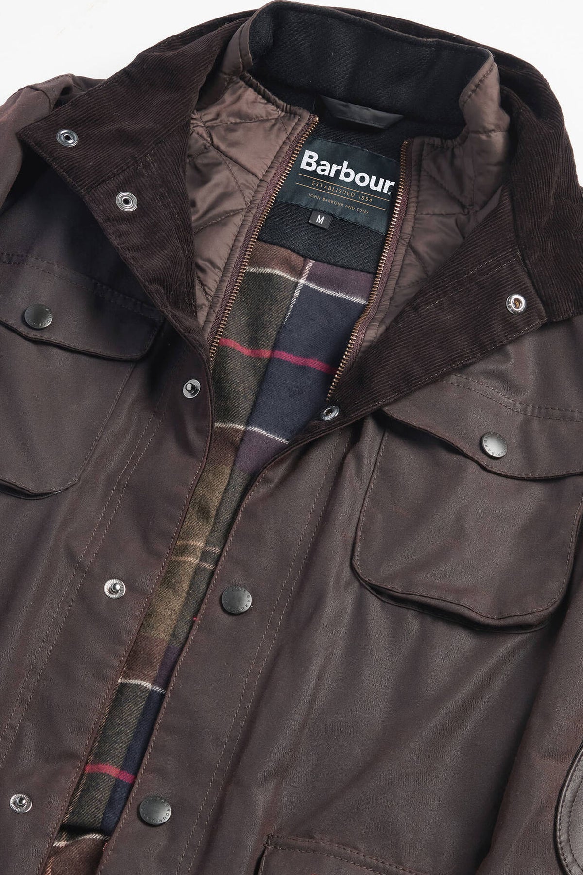 Barbour Giubbino Ogston Rustic Uomo in cotone cerato-8