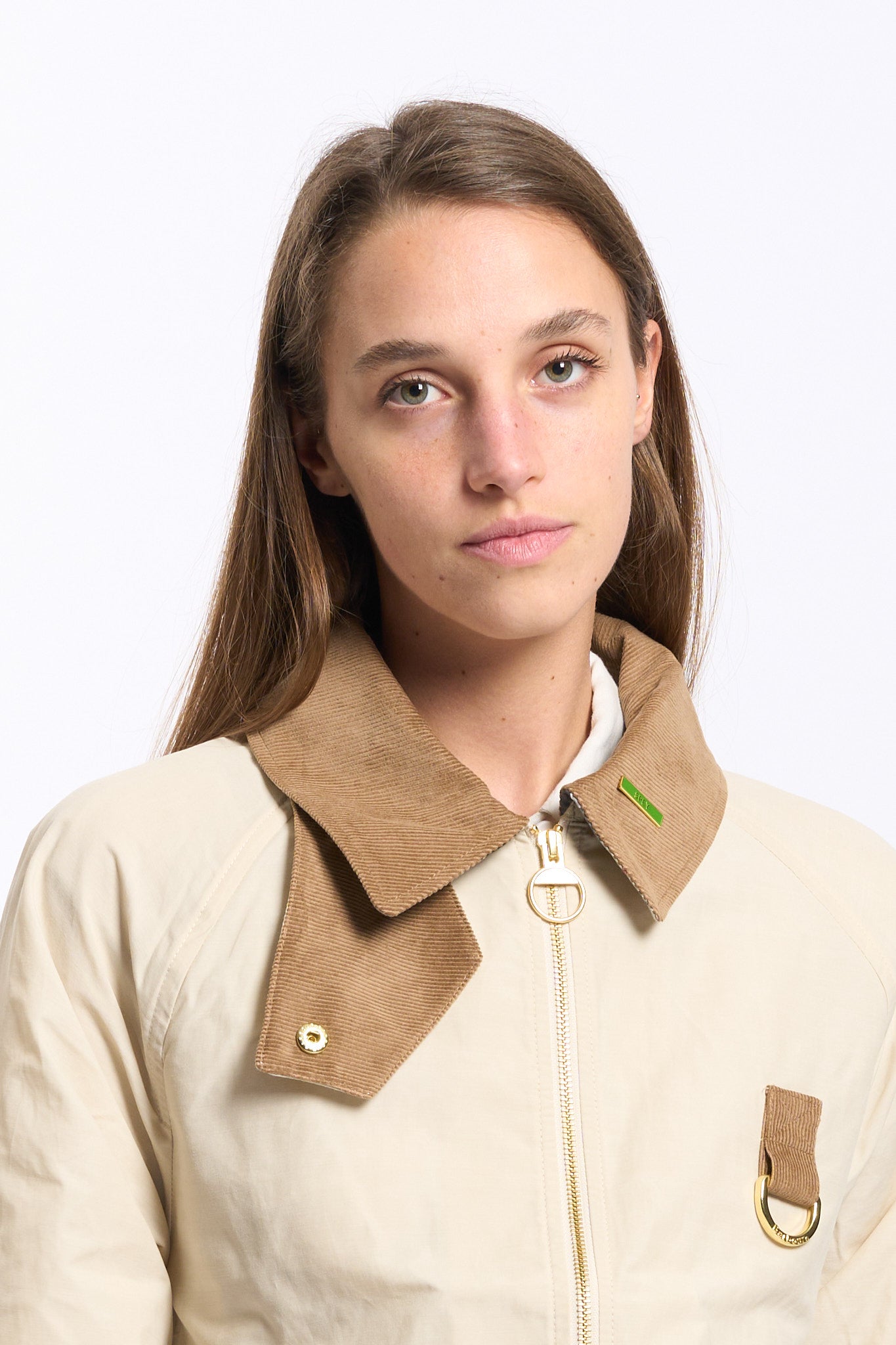 Barbour Giubbino SPEY Sabbia Donna-3