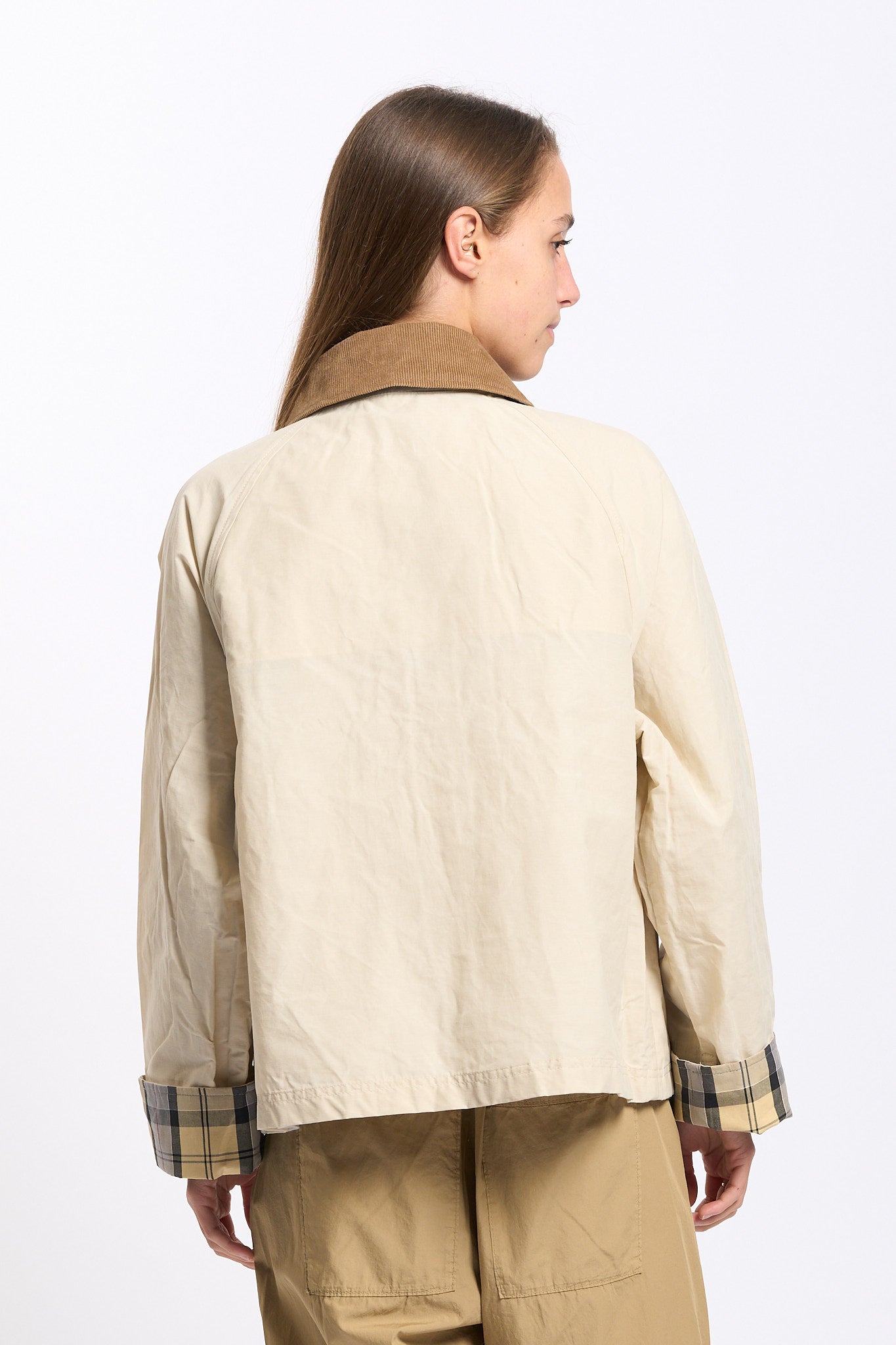 Barbour Giubbino SPEY Sabbia Donna-8