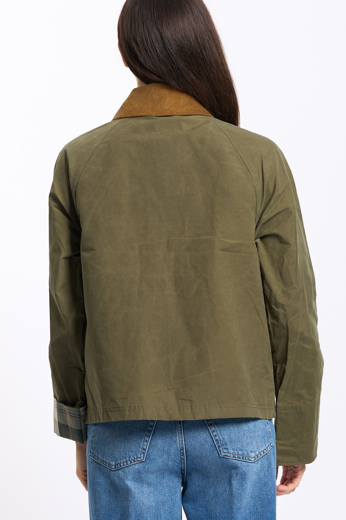 Barbour Giubbino SPEY Verde Donna-5
