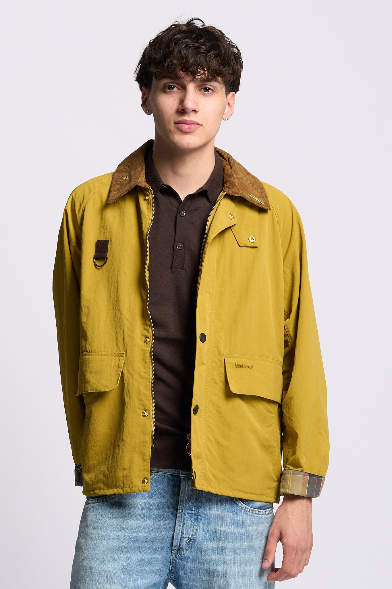 Barbour Giubbino Spey Icon Giallo Uomo-1