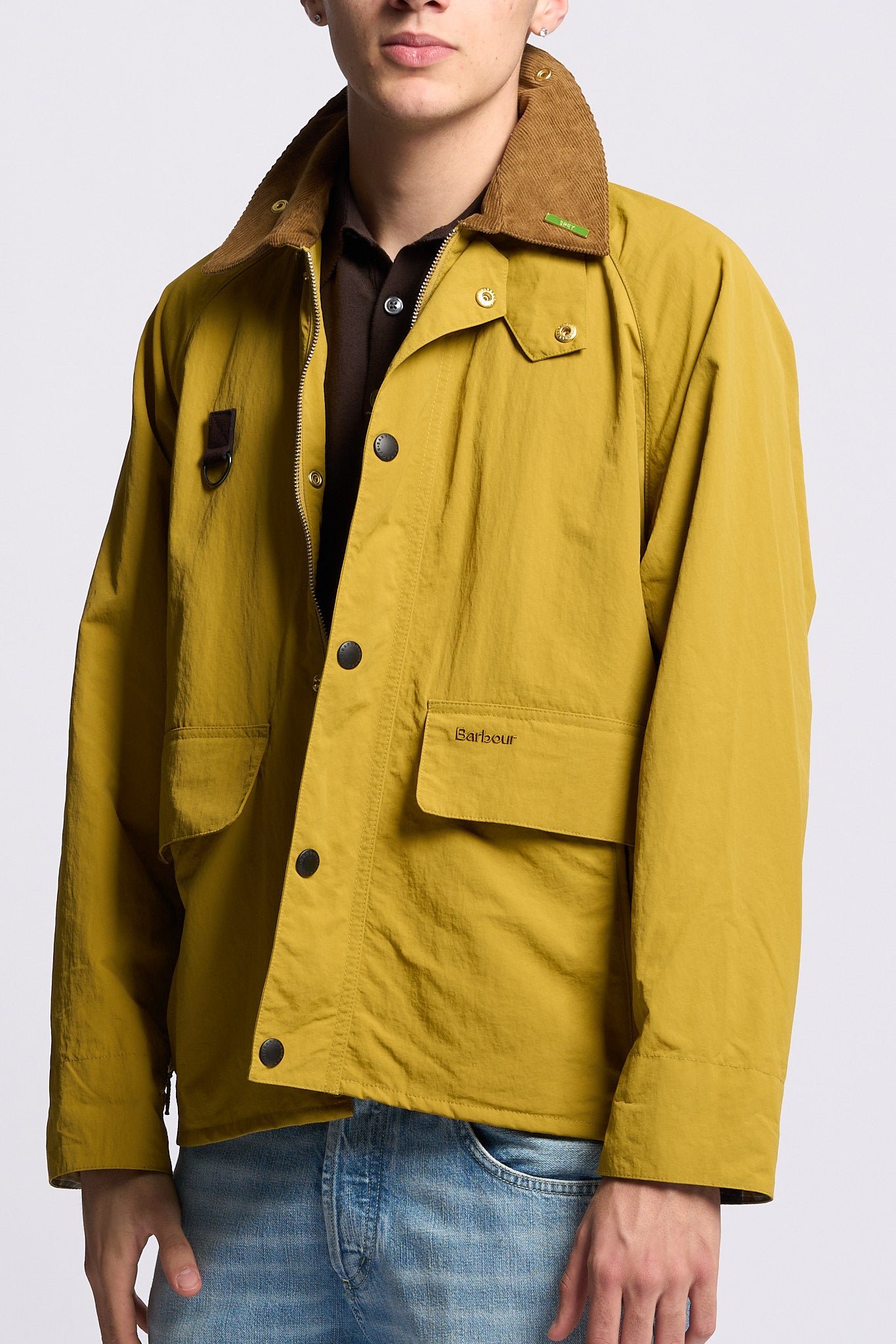 Barbour Giubbino Spey Icon Giallo Uomo-4