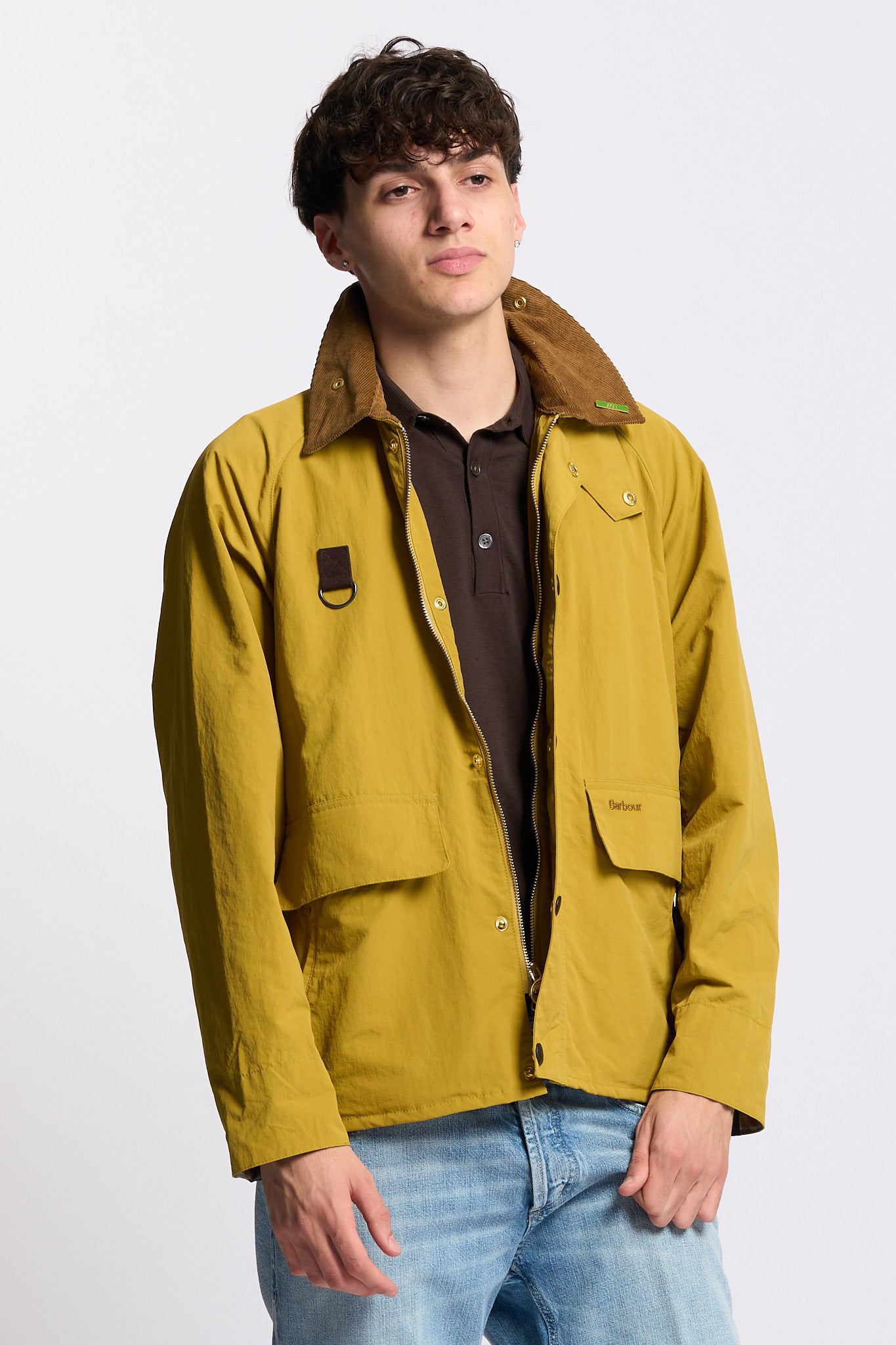 Barbour Giubbino Spey Icon Giallo Uomo-8